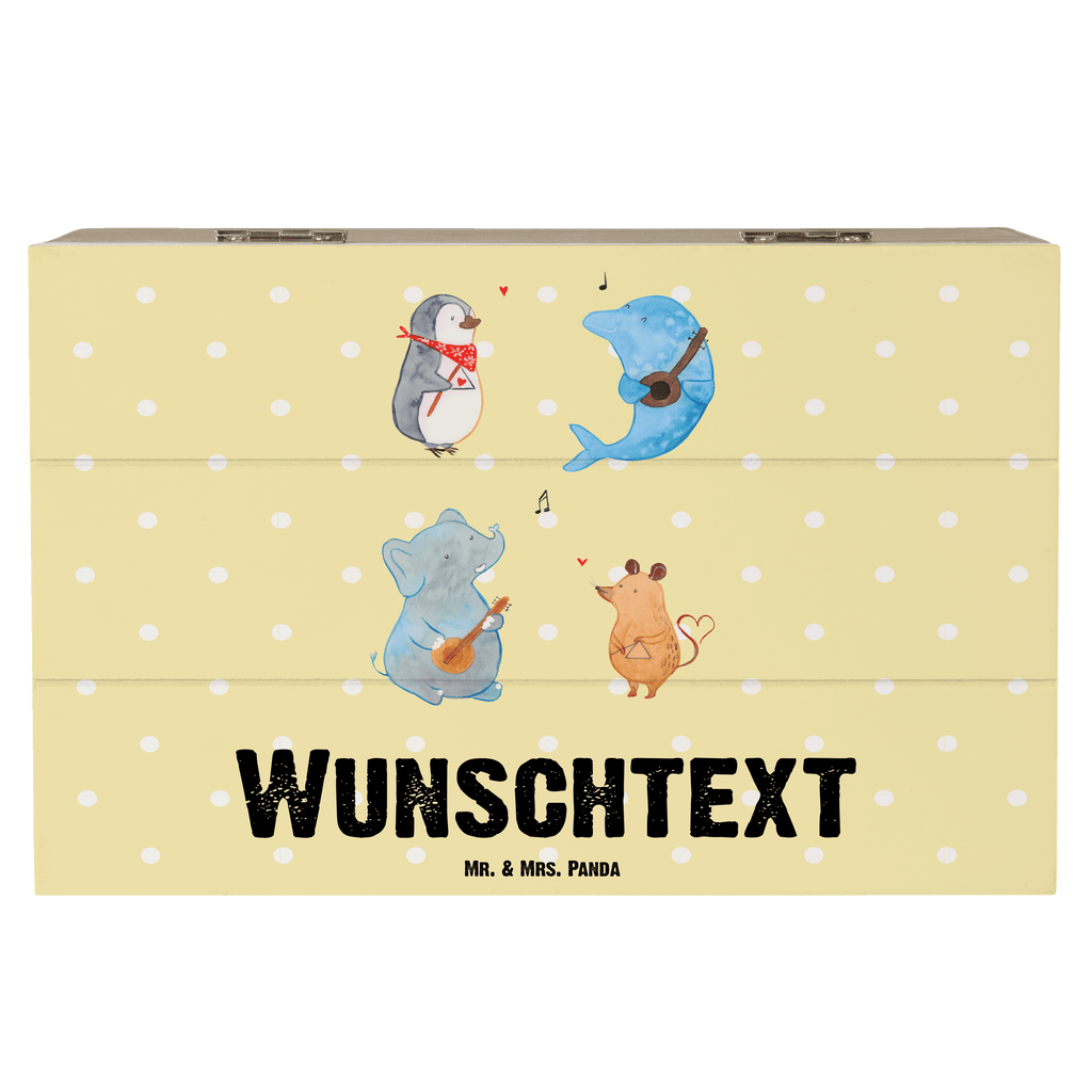 Personalisierte Holzkiste Big Band Holzkiste mit Namen, Kiste mit Namen, Schatzkiste mit Namen, Truhe mit Namen, Schatulle mit Namen, Erinnerungsbox mit Namen, Erinnerungskiste, mit Namen, Dekokiste mit Namen, Aufbewahrungsbox mit Namen, Holzkiste Personalisiert, Kiste Personalisiert, Schatzkiste Personalisiert, Truhe Personalisiert, Schatulle Personalisiert, Erinnerungsbox Personalisiert, Erinnerungskiste Personalisiert, Dekokiste Personalisiert, Aufbewahrungsbox Personalisiert, Tiermotive, Gute Laune, lustige Sprüche, Tiere, Hund, Pinguin, Maus, Elefant, Delfin, Gitarre, Band, Triangel, Musikanten, Musik