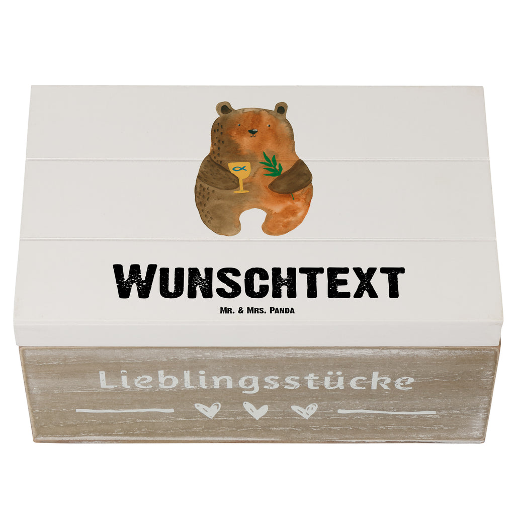 Personalisierte Holzkiste Konfirmation-Bär Holzkiste mit Namen, Kiste mit Namen, Schatzkiste mit Namen, Truhe mit Namen, Schatulle mit Namen, Erinnerungsbox mit Namen, Erinnerungskiste, mit Namen, Dekokiste mit Namen, Aufbewahrungsbox mit Namen, Holzkiste Personalisiert, Kiste Personalisiert, Schatzkiste Personalisiert, Truhe Personalisiert, Schatulle Personalisiert, Erinnerungsbox Personalisiert, Erinnerungskiste Personalisiert, Dekokiste Personalisiert, Aufbewahrungsbox Personalisiert, Bär, Teddy, Teddybär, Konfirmation, Kirche, evangelisch, Gottesdienst