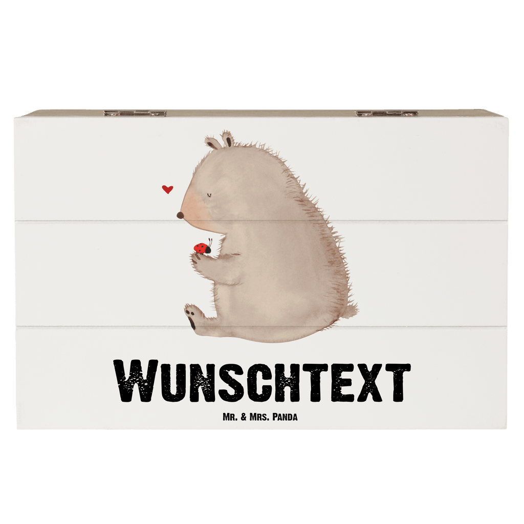 Personalisierte Holzkiste Bär mit Marienkäfer Holzkiste mit Namen, Kiste mit Namen, Schatzkiste mit Namen, Truhe mit Namen, Schatulle mit Namen, Erinnerungsbox mit Namen, Erinnerungskiste, mit Namen, Dekokiste mit Namen, Aufbewahrungsbox mit Namen, Holzkiste Personalisiert, Kiste Personalisiert, Schatzkiste Personalisiert, Truhe Personalisiert, Schatulle Personalisiert, Erinnerungsbox Personalisiert, Erinnerungskiste Personalisiert, Dekokiste Personalisiert, Aufbewahrungsbox Personalisiert, Bär, Teddy, Teddybär, Marienkäfer, Liebe, Freiheit, Motivation, Das Leben ist schön