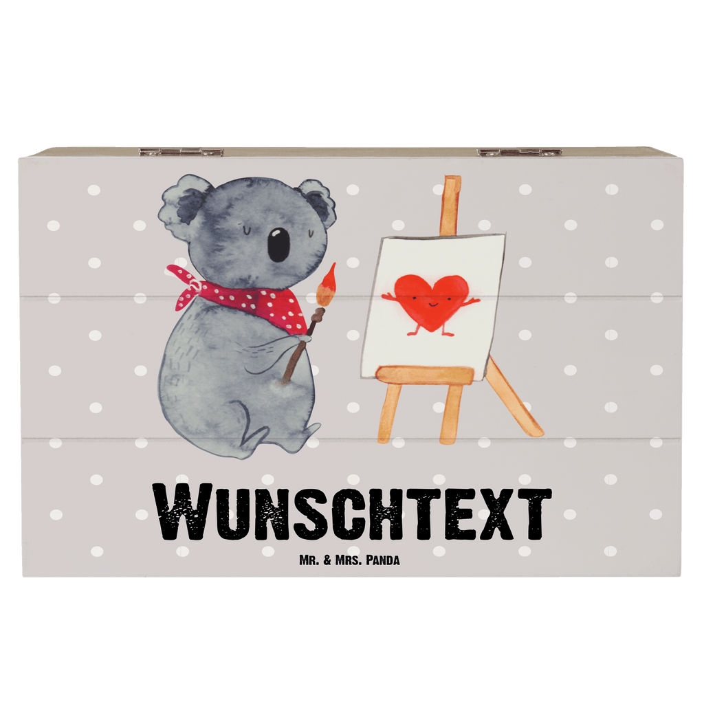 Personalisierte Holzkiste Koala Künstler Holzkiste mit Namen, Kiste mit Namen, Schatzkiste mit Namen, Truhe mit Namen, Schatulle mit Namen, Erinnerungsbox mit Namen, Erinnerungskiste, mit Namen, Dekokiste mit Namen, Aufbewahrungsbox mit Namen, Holzkiste Personalisiert, Kiste Personalisiert, Schatzkiste Personalisiert, Truhe Personalisiert, Schatulle Personalisiert, Erinnerungsbox Personalisiert, Erinnerungskiste Personalisiert, Dekokiste Personalisiert, Aufbewahrungsbox Personalisiert, Koala, Koalabär, Liebe, Liebensbeweis, Liebesgeschenk, Gefühle, Künstler, zeichnen