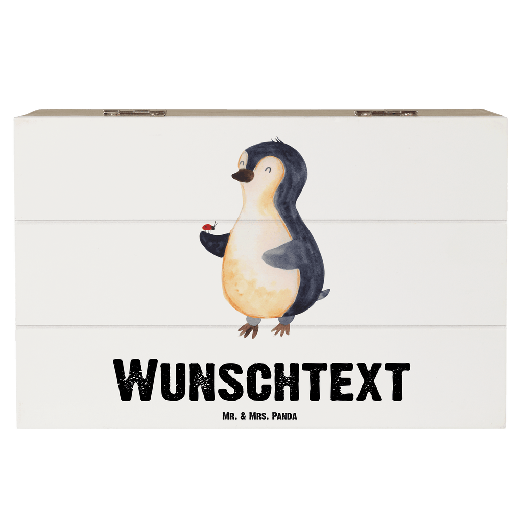 Personalisierte Holzkiste Pinguin Marienkäfer Holzkiste mit Namen, Kiste mit Namen, Schatzkiste mit Namen, Truhe mit Namen, Schatulle mit Namen, Erinnerungsbox mit Namen, Erinnerungskiste, mit Namen, Dekokiste mit Namen, Aufbewahrungsbox mit Namen, Holzkiste Personalisiert, Kiste Personalisiert, Schatzkiste Personalisiert, Truhe Personalisiert, Schatulle Personalisiert, Erinnerungsbox Personalisiert, Erinnerungskiste Personalisiert, Dekokiste Personalisiert, Aufbewahrungsbox Personalisiert, Pinguin, Pinguine, Marienkäfer, Liebe, Wunder, Glück, Freude, Lebensfreude