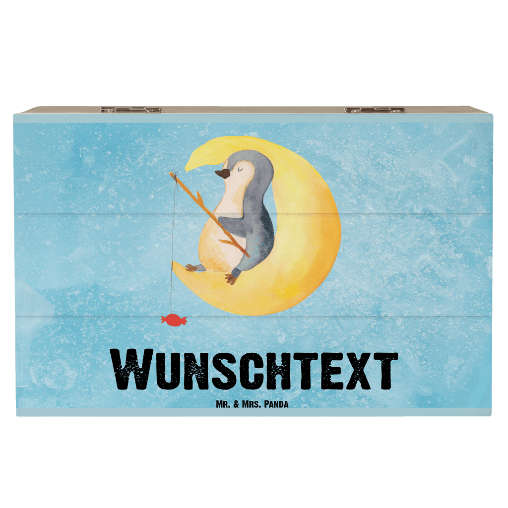 Personalisierte Holzkiste Pinguin Mond Holzkiste mit Namen, Kiste mit Namen, Schatzkiste mit Namen, Truhe mit Namen, Schatulle mit Namen, Erinnerungsbox mit Namen, Erinnerungskiste, mit Namen, Dekokiste mit Namen, Aufbewahrungsbox mit Namen, Holzkiste Personalisiert, Kiste Personalisiert, Schatzkiste Personalisiert, Truhe Personalisiert, Schatulle Personalisiert, Erinnerungsbox Personalisiert, Erinnerungskiste Personalisiert, Dekokiste Personalisiert, Aufbewahrungsbox Personalisiert, Pinguin, Pinguine, Spruch, schlafen, Nachtruhe, Einschlafen, Schlafzimmer, Schlafstörungen, Gästezimmer