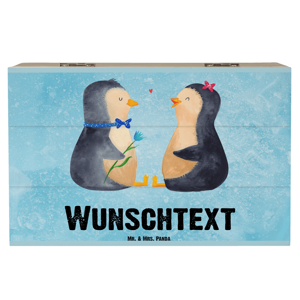 Personalisierte Holzkiste Pinguin Pärchen Holzkiste mit Namen, Kiste mit Namen, Schatzkiste mit Namen, Truhe mit Namen, Schatulle mit Namen, Erinnerungsbox mit Namen, Erinnerungskiste, mit Namen, Dekokiste mit Namen, Aufbewahrungsbox mit Namen, Holzkiste Personalisiert, Kiste Personalisiert, Schatzkiste Personalisiert, Truhe Personalisiert, Schatulle Personalisiert, Erinnerungsbox Personalisiert, Erinnerungskiste Personalisiert, Dekokiste Personalisiert, Aufbewahrungsbox Personalisiert, Pinguin, Pinguine, Liebe, Liebespaar, Liebesbeweis, Liebesgeschenk, Verlobung, Jahrestag, Hochzeitstag, Hochzeit, Hochzeitsgeschenk, große Liebe, Traumpaar