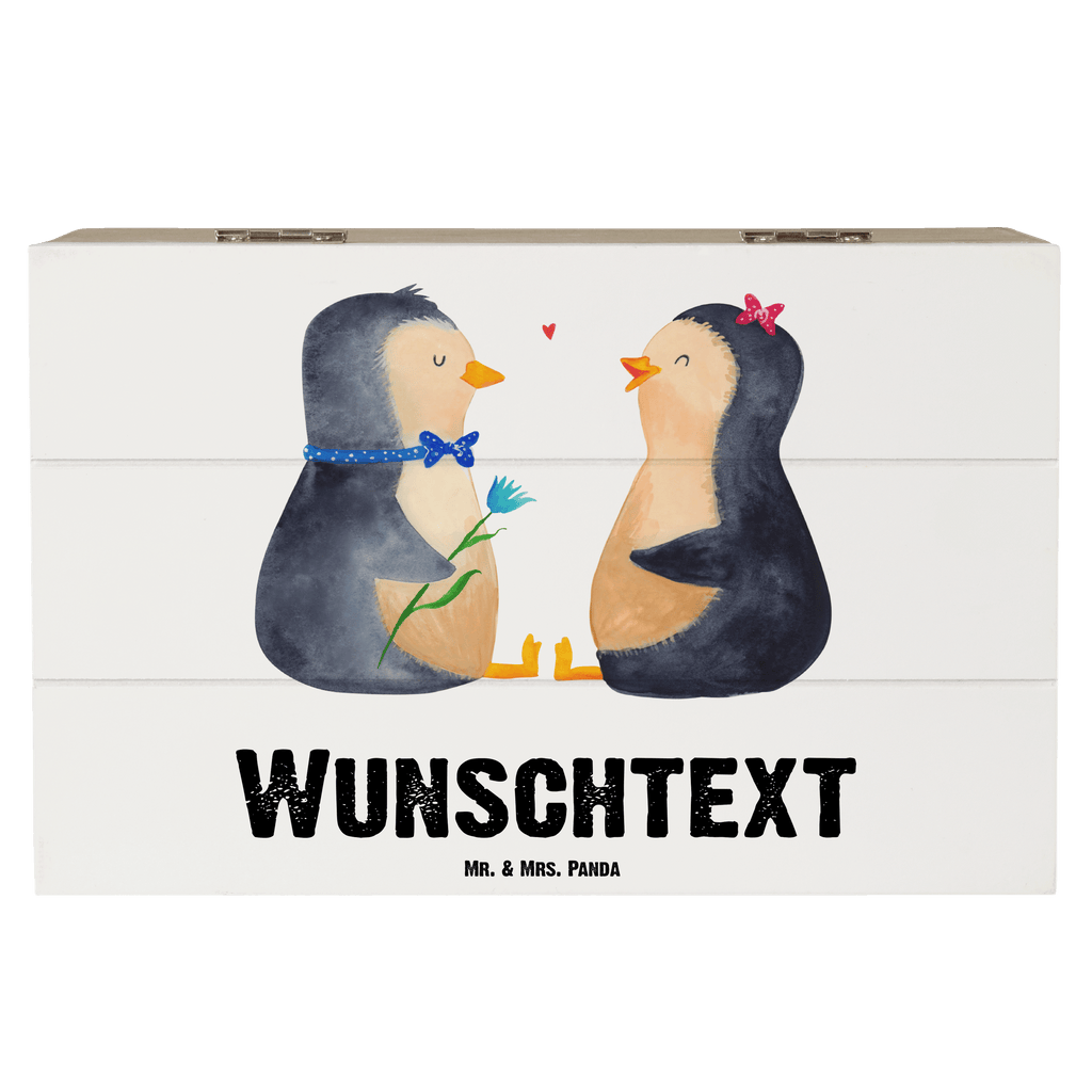Personalisierte Holzkiste Pinguin Pärchen Holzkiste mit Namen, Kiste mit Namen, Schatzkiste mit Namen, Truhe mit Namen, Schatulle mit Namen, Erinnerungsbox mit Namen, Erinnerungskiste, mit Namen, Dekokiste mit Namen, Aufbewahrungsbox mit Namen, Holzkiste Personalisiert, Kiste Personalisiert, Schatzkiste Personalisiert, Truhe Personalisiert, Schatulle Personalisiert, Erinnerungsbox Personalisiert, Erinnerungskiste Personalisiert, Dekokiste Personalisiert, Aufbewahrungsbox Personalisiert, Pinguin, Pinguine, Liebe, Liebespaar, Liebesbeweis, Liebesgeschenk, Verlobung, Jahrestag, Hochzeitstag, Hochzeit, Hochzeitsgeschenk, große Liebe, Traumpaar