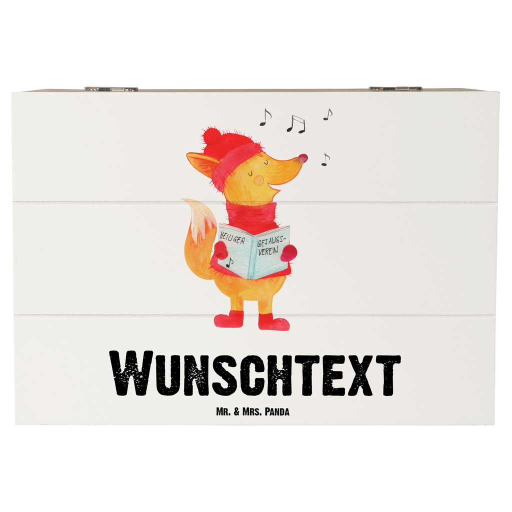Personalisierte Holzkiste Fuchs Sänger Holzkiste mit Namen, Kiste mit Namen, Schatzkiste mit Namen, Truhe mit Namen, Schatulle mit Namen, Erinnerungsbox mit Namen, Erinnerungskiste, mit Namen, Dekokiste mit Namen, Aufbewahrungsbox mit Namen, Holzkiste Personalisiert, Kiste Personalisiert, Schatzkiste Personalisiert, Truhe Personalisiert, Schatulle Personalisiert, Erinnerungsbox Personalisiert, Erinnerungskiste Personalisiert, Dekokiste Personalisiert, Aufbewahrungsbox Personalisiert, Winter, Weihnachten, Weihnachtsdeko, Nikolaus, Advent, Heiligabend, Wintermotiv, Fuchs, Füchse, Sänger, Geschenk Sänger, Singen, Weihnachtslieder