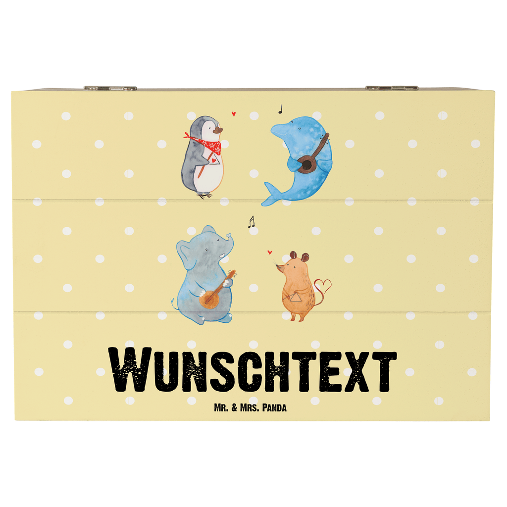 Personalisierte Holzkiste Big Band Holzkiste mit Namen, Kiste mit Namen, Schatzkiste mit Namen, Truhe mit Namen, Schatulle mit Namen, Erinnerungsbox mit Namen, Erinnerungskiste, mit Namen, Dekokiste mit Namen, Aufbewahrungsbox mit Namen, Holzkiste Personalisiert, Kiste Personalisiert, Schatzkiste Personalisiert, Truhe Personalisiert, Schatulle Personalisiert, Erinnerungsbox Personalisiert, Erinnerungskiste Personalisiert, Dekokiste Personalisiert, Aufbewahrungsbox Personalisiert, Tiermotive, Gute Laune, lustige Sprüche, Tiere, Hund, Pinguin, Maus, Elefant, Delfin, Gitarre, Band, Triangel, Musikanten, Musik