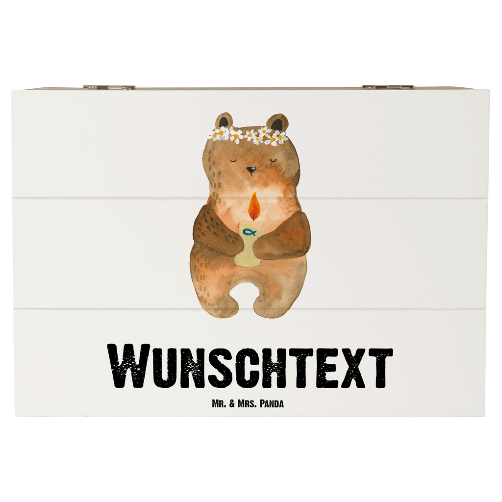 Personalisierte Holzkiste Kommunion-Bär Holzkiste mit Namen, Kiste mit Namen, Schatzkiste mit Namen, Truhe mit Namen, Schatulle mit Namen, Erinnerungsbox mit Namen, Erinnerungskiste, mit Namen, Dekokiste mit Namen, Aufbewahrungsbox mit Namen, Holzkiste Personalisiert, Kiste Personalisiert, Schatzkiste Personalisiert, Truhe Personalisiert, Schatulle Personalisiert, Erinnerungsbox Personalisiert, Erinnerungskiste Personalisiert, Dekokiste Personalisiert, Aufbewahrungsbox Personalisiert, Bär, Teddy, Teddybär, Kommunion, Gottes Segen, Taufkerze, katholisch