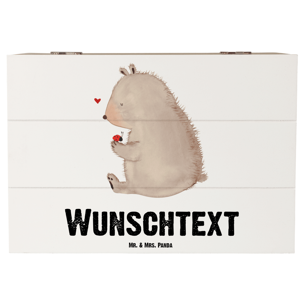 Personalisierte Holzkiste Bär mit Marienkäfer Holzkiste mit Namen, Kiste mit Namen, Schatzkiste mit Namen, Truhe mit Namen, Schatulle mit Namen, Erinnerungsbox mit Namen, Erinnerungskiste, mit Namen, Dekokiste mit Namen, Aufbewahrungsbox mit Namen, Holzkiste Personalisiert, Kiste Personalisiert, Schatzkiste Personalisiert, Truhe Personalisiert, Schatulle Personalisiert, Erinnerungsbox Personalisiert, Erinnerungskiste Personalisiert, Dekokiste Personalisiert, Aufbewahrungsbox Personalisiert, Bär, Teddy, Teddybär, Marienkäfer, Liebe, Freiheit, Motivation, Das Leben ist schön