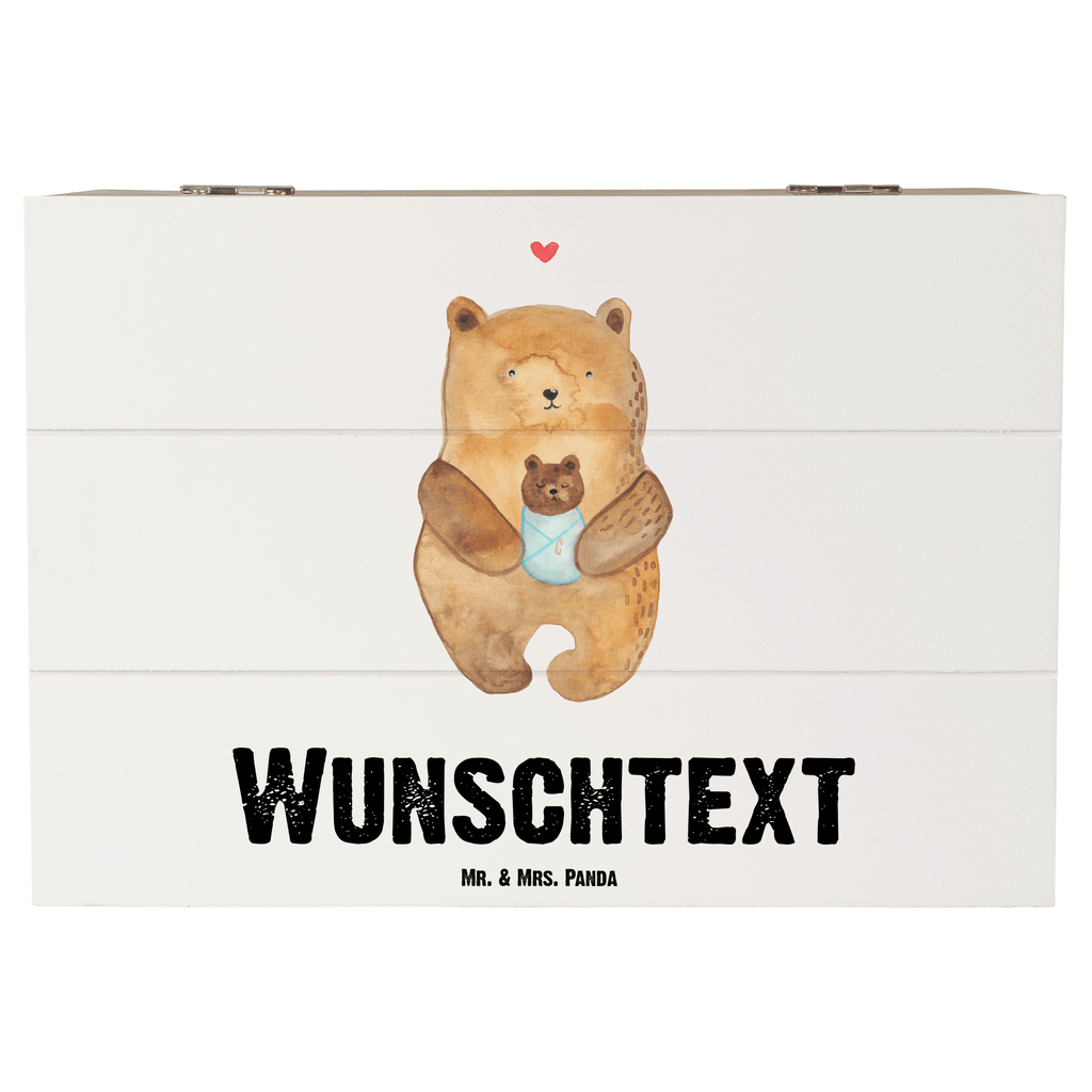 Personalisierte Holzkiste Bär mit Baby Holzkiste mit Namen, Kiste mit Namen, Schatzkiste mit Namen, Truhe mit Namen, Schatulle mit Namen, Erinnerungsbox mit Namen, Erinnerungskiste, mit Namen, Dekokiste mit Namen, Aufbewahrungsbox mit Namen, Holzkiste Personalisiert, Kiste Personalisiert, Schatzkiste Personalisiert, Truhe Personalisiert, Schatulle Personalisiert, Erinnerungsbox Personalisiert, Erinnerungskiste Personalisiert, Dekokiste Personalisiert, Aufbewahrungsbox Personalisiert, Bär, Teddy, Teddybär, Eltern, Mutter, Baby, Taufe, Geburt, Nichte, Neffe, Enkel, Enkelin, Täufling, Geburtstag, Glückwunsch