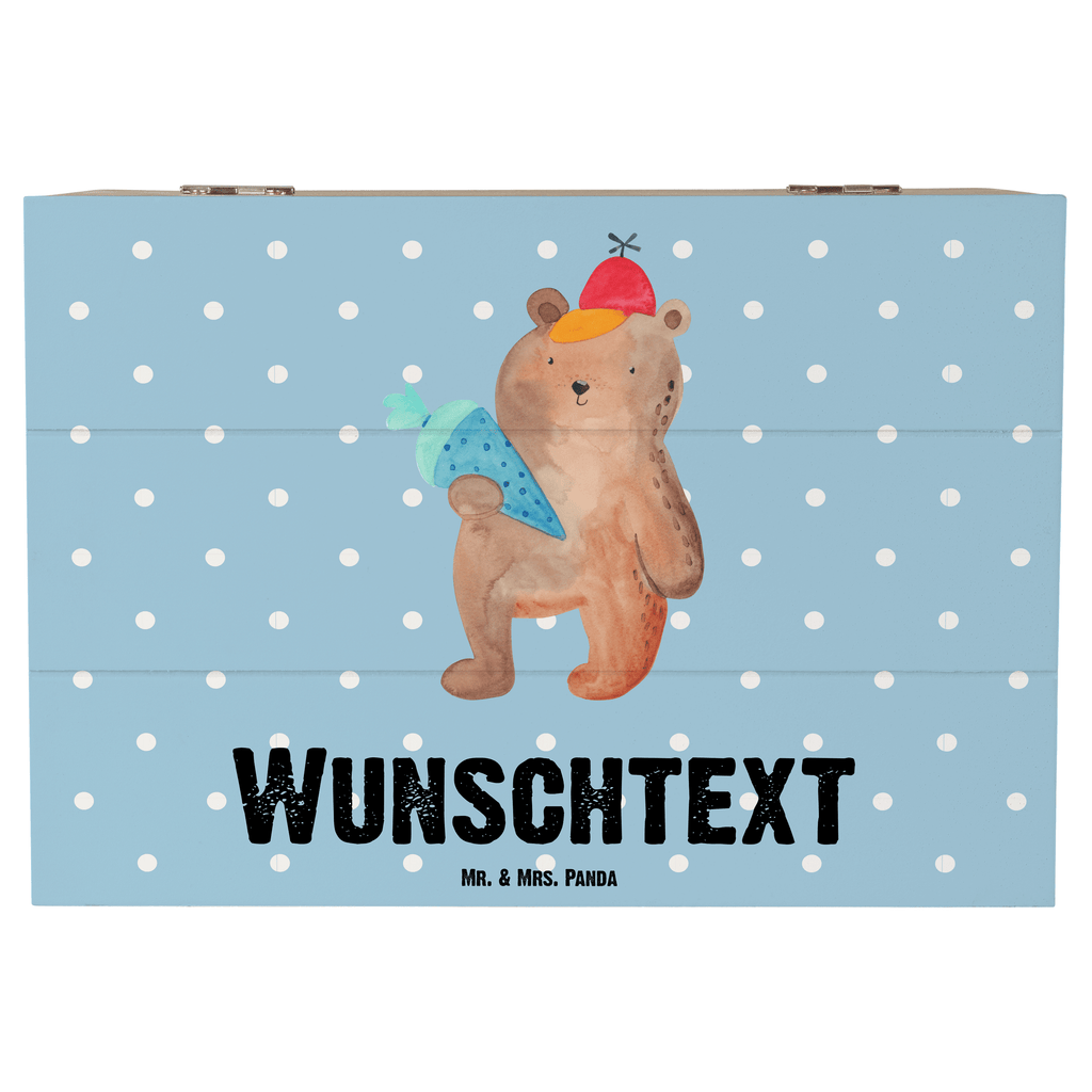 Personalisierte Holzkiste Bär mit Schultüte Holzkiste mit Namen, Kiste mit Namen, Schatzkiste mit Namen, Truhe mit Namen, Schatulle mit Namen, Erinnerungsbox mit Namen, Erinnerungskiste, mit Namen, Dekokiste mit Namen, Aufbewahrungsbox mit Namen, Holzkiste Personalisiert, Kiste Personalisiert, Schatzkiste Personalisiert, Truhe Personalisiert, Schatulle Personalisiert, Erinnerungsbox Personalisiert, Erinnerungskiste Personalisiert, Dekokiste Personalisiert, Aufbewahrungsbox Personalisiert, Bär, Teddy, Teddybär, Bär Motiv, Schultüte, Erster Schultag Geschenk, Einschulung Geschenk, Schule Geschenk, Grundschule, Schulanfang, Schulbeginn