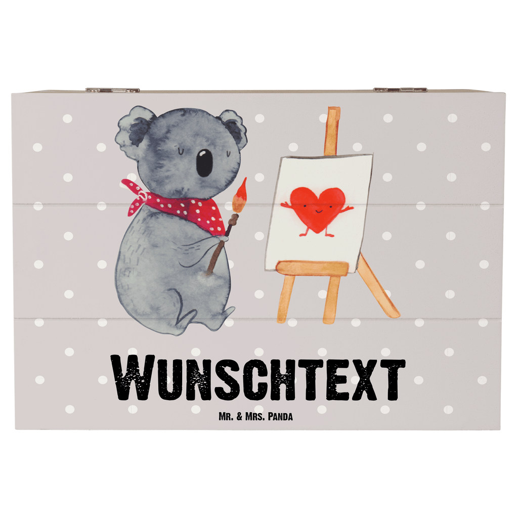 Personalisierte Holzkiste Koala Künstler Holzkiste mit Namen, Kiste mit Namen, Schatzkiste mit Namen, Truhe mit Namen, Schatulle mit Namen, Erinnerungsbox mit Namen, Erinnerungskiste, mit Namen, Dekokiste mit Namen, Aufbewahrungsbox mit Namen, Holzkiste Personalisiert, Kiste Personalisiert, Schatzkiste Personalisiert, Truhe Personalisiert, Schatulle Personalisiert, Erinnerungsbox Personalisiert, Erinnerungskiste Personalisiert, Dekokiste Personalisiert, Aufbewahrungsbox Personalisiert, Koala, Koalabär, Liebe, Liebensbeweis, Liebesgeschenk, Gefühle, Künstler, zeichnen