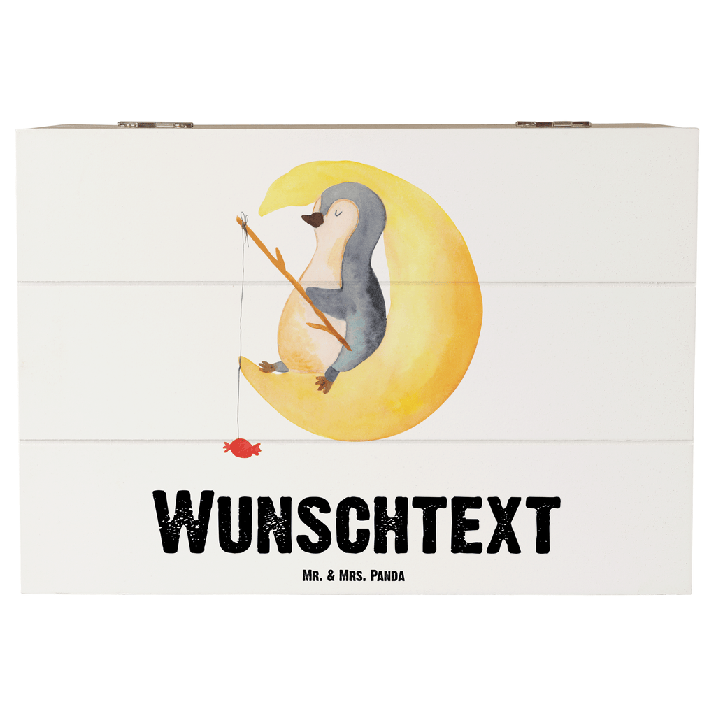 Personalisierte Holzkiste Pinguin Mond Holzkiste mit Namen, Kiste mit Namen, Schatzkiste mit Namen, Truhe mit Namen, Schatulle mit Namen, Erinnerungsbox mit Namen, Erinnerungskiste, mit Namen, Dekokiste mit Namen, Aufbewahrungsbox mit Namen, Holzkiste Personalisiert, Kiste Personalisiert, Schatzkiste Personalisiert, Truhe Personalisiert, Schatulle Personalisiert, Erinnerungsbox Personalisiert, Erinnerungskiste Personalisiert, Dekokiste Personalisiert, Aufbewahrungsbox Personalisiert, Pinguin, Pinguine, Spruch, schlafen, Nachtruhe, Einschlafen, Schlafzimmer, Schlafstörungen, Gästezimmer