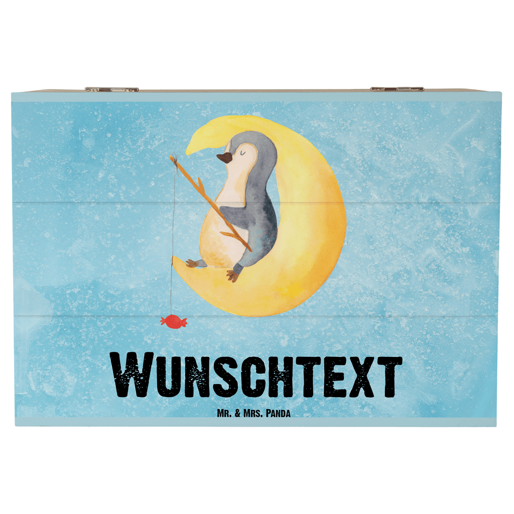 Personalisierte Holzkiste Pinguin Mond Holzkiste mit Namen, Kiste mit Namen, Schatzkiste mit Namen, Truhe mit Namen, Schatulle mit Namen, Erinnerungsbox mit Namen, Erinnerungskiste, mit Namen, Dekokiste mit Namen, Aufbewahrungsbox mit Namen, Holzkiste Personalisiert, Kiste Personalisiert, Schatzkiste Personalisiert, Truhe Personalisiert, Schatulle Personalisiert, Erinnerungsbox Personalisiert, Erinnerungskiste Personalisiert, Dekokiste Personalisiert, Aufbewahrungsbox Personalisiert, Pinguin, Pinguine, Spruch, schlafen, Nachtruhe, Einschlafen, Schlafzimmer, Schlafstörungen, Gästezimmer