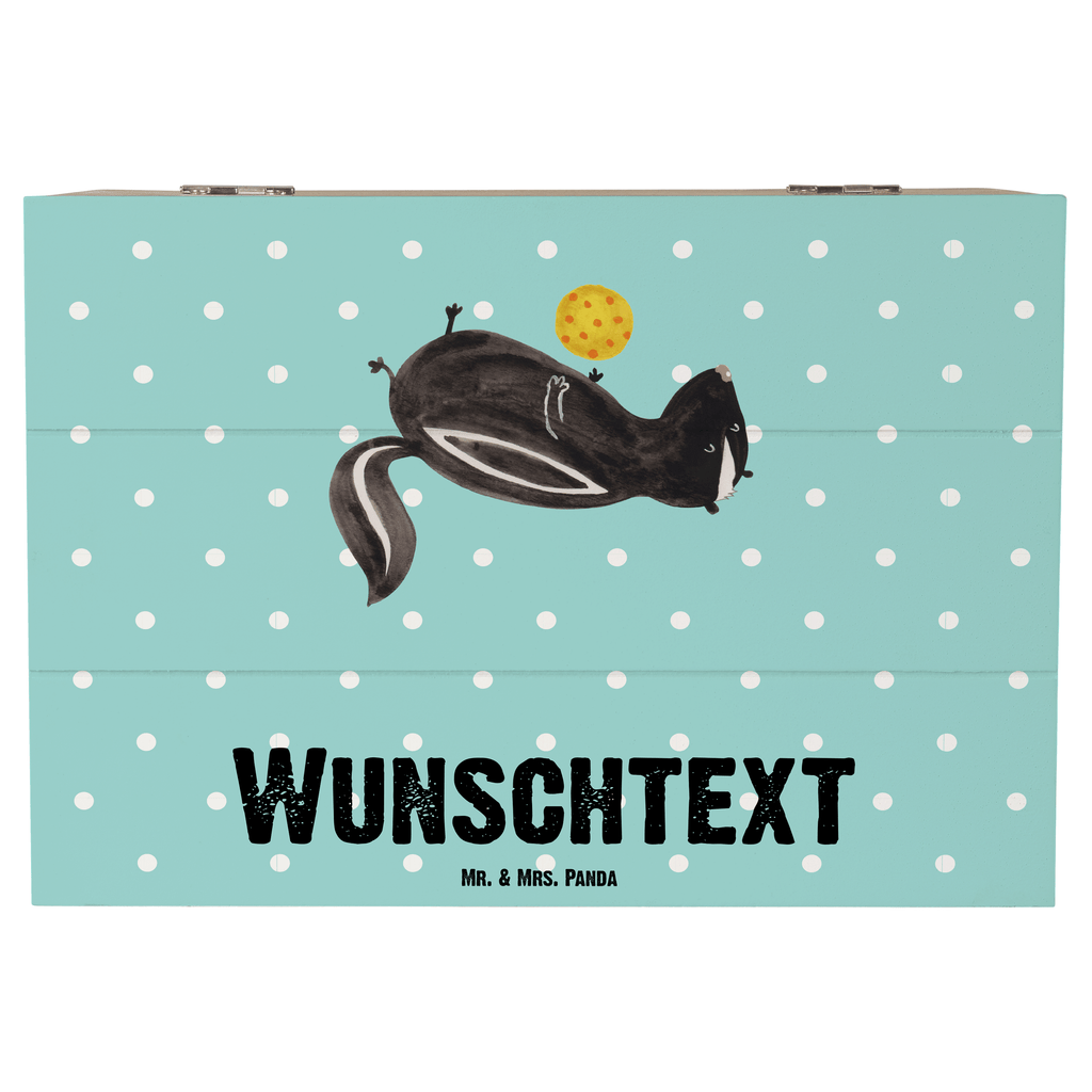 Personalisierte Holzkiste Stinktier Ball Holzkiste mit Namen, Kiste mit Namen, Schatzkiste mit Namen, Truhe mit Namen, Schatulle mit Namen, Erinnerungsbox mit Namen, Erinnerungskiste, mit Namen, Dekokiste mit Namen, Aufbewahrungsbox mit Namen, Holzkiste Personalisiert, Kiste Personalisiert, Schatzkiste Personalisiert, Truhe Personalisiert, Schatulle Personalisiert, Erinnerungsbox Personalisiert, Erinnerungskiste Personalisiert, Dekokiste Personalisiert, Aufbewahrungsbox Personalisiert, Stinktier, Skunk, Wildtier, Raubtier, Stinker, Stinki, verspielt, Weisheit