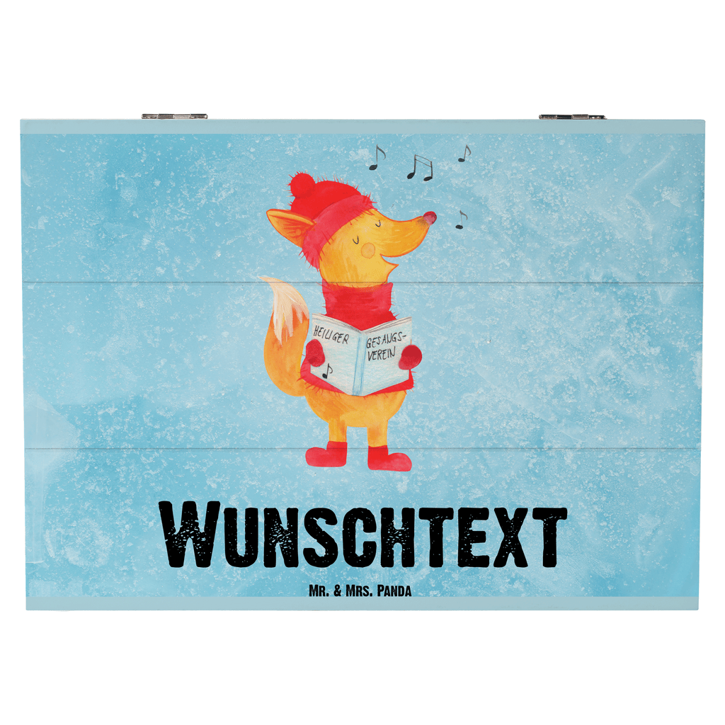 Personalisierte Holzkiste Fuchs Sänger Holzkiste mit Namen, Kiste mit Namen, Schatzkiste mit Namen, Truhe mit Namen, Schatulle mit Namen, Erinnerungsbox mit Namen, Erinnerungskiste, mit Namen, Dekokiste mit Namen, Aufbewahrungsbox mit Namen, Holzkiste Personalisiert, Kiste Personalisiert, Schatzkiste Personalisiert, Truhe Personalisiert, Schatulle Personalisiert, Erinnerungsbox Personalisiert, Erinnerungskiste Personalisiert, Dekokiste Personalisiert, Aufbewahrungsbox Personalisiert, Winter, Weihnachten, Weihnachtsdeko, Nikolaus, Advent, Heiligabend, Wintermotiv, Fuchs, Füchse, Sänger, Geschenk Sänger, Singen, Weihnachtslieder