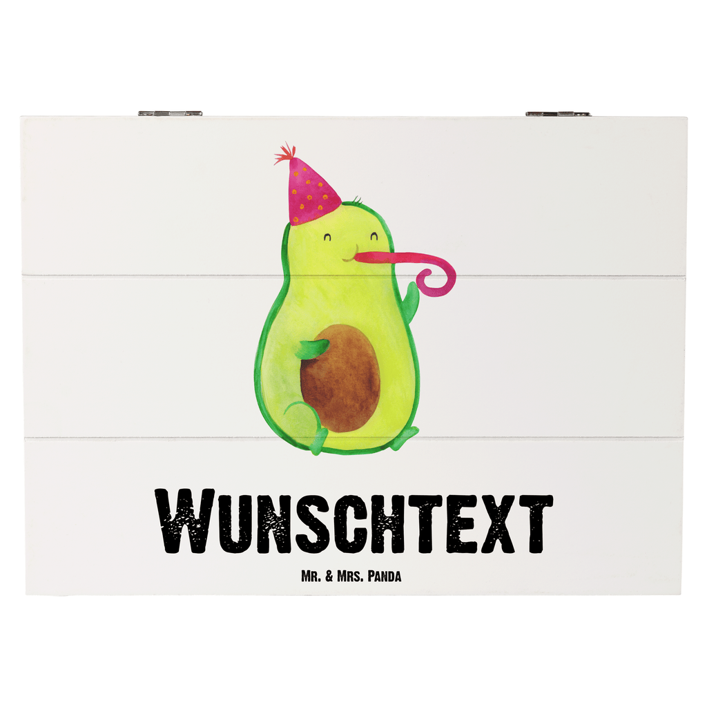 Personalisierte Holzkiste Avocado Partyhupe Holzkiste mit Namen, Kiste mit Namen, Schatzkiste mit Namen, Truhe mit Namen, Schatulle mit Namen, Erinnerungsbox mit Namen, Erinnerungskiste, mit Namen, Dekokiste mit Namen, Aufbewahrungsbox mit Namen, Holzkiste Personalisiert, Kiste Personalisiert, Schatzkiste Personalisiert, Truhe Personalisiert, Schatulle Personalisiert, Erinnerungsbox Personalisiert, Erinnerungskiste Personalisiert, Dekokiste Personalisiert, Aufbewahrungsbox Personalisiert, Avocado, Veggie, Vegan, Gesund, Party, Feierlichkeit, Feier, Fete, Geburtstag, Gute Laune, Tröte