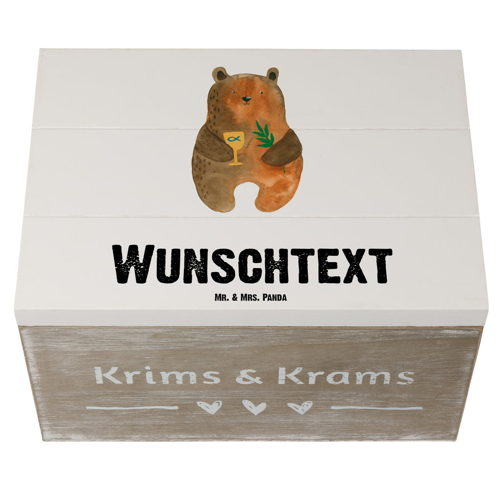 Personalisierte Holzkiste Konfirmation-Bär Holzkiste mit Namen, Kiste mit Namen, Schatzkiste mit Namen, Truhe mit Namen, Schatulle mit Namen, Erinnerungsbox mit Namen, Erinnerungskiste, mit Namen, Dekokiste mit Namen, Aufbewahrungsbox mit Namen, Holzkiste Personalisiert, Kiste Personalisiert, Schatzkiste Personalisiert, Truhe Personalisiert, Schatulle Personalisiert, Erinnerungsbox Personalisiert, Erinnerungskiste Personalisiert, Dekokiste Personalisiert, Aufbewahrungsbox Personalisiert, Bär, Teddy, Teddybär, Konfirmation, Kirche, evangelisch, Gottesdienst