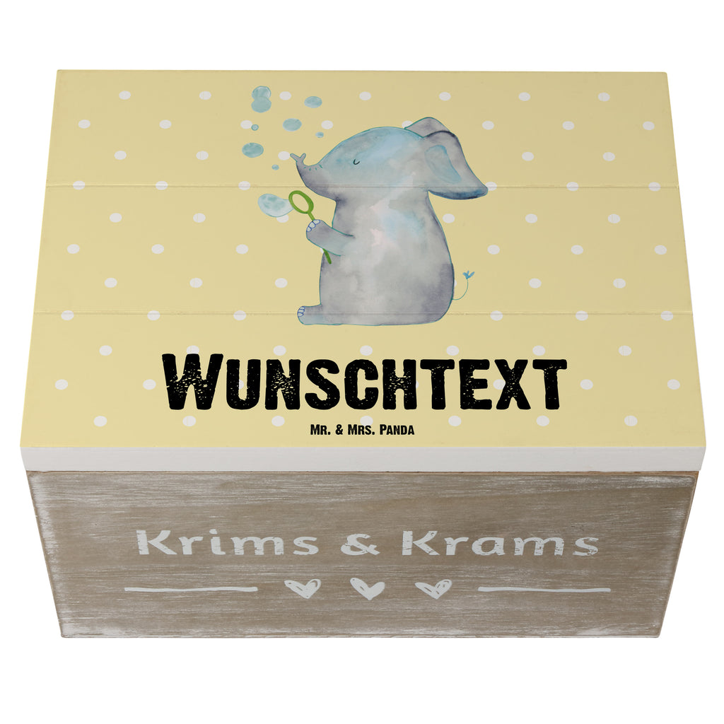 Personalisierte Holzkiste Elefant Seifenblasen Holzkiste mit Namen, Kiste mit Namen, Schatzkiste mit Namen, Truhe mit Namen, Schatulle mit Namen, Erinnerungsbox mit Namen, Erinnerungskiste, mit Namen, Dekokiste mit Namen, Aufbewahrungsbox mit Namen, Holzkiste Personalisiert, Kiste Personalisiert, Schatzkiste Personalisiert, Truhe Personalisiert, Schatulle Personalisiert, Erinnerungsbox Personalisiert, Erinnerungskiste Personalisiert, Dekokiste Personalisiert, Aufbewahrungsbox Personalisiert, süße Tiermotive, gute Laune, lustige Sprüche, Tiere, Elefant, Elefanten, Dickhäter, Rüsseltier, Seifenblasen, Liebe, Heimat, Gefühl. Daheim, Liebesbeweis, Liebesspruch