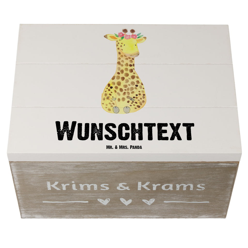 Personalisierte Holzkiste Giraffe Blumenkranz Holzkiste mit Namen, Kiste mit Namen, Schatzkiste mit Namen, Truhe mit Namen, Schatulle mit Namen, Erinnerungsbox mit Namen, Erinnerungskiste, mit Namen, Dekokiste mit Namen, Aufbewahrungsbox mit Namen, Holzkiste Personalisiert, Kiste Personalisiert, Schatzkiste Personalisiert, Truhe Personalisiert, Schatulle Personalisiert, Erinnerungsbox Personalisiert, Erinnerungskiste Personalisiert, Dekokiste Personalisiert, Aufbewahrungsbox Personalisiert, Afrika, Wildtiere, Giraffe, Blumenkranz, Abenteurer, Selbstliebe, Freundin