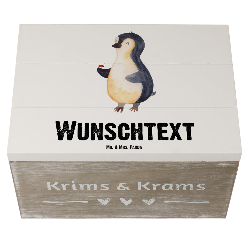 Personalisierte Holzkiste Pinguin Marienkäfer Holzkiste mit Namen, Kiste mit Namen, Schatzkiste mit Namen, Truhe mit Namen, Schatulle mit Namen, Erinnerungsbox mit Namen, Erinnerungskiste, mit Namen, Dekokiste mit Namen, Aufbewahrungsbox mit Namen, Holzkiste Personalisiert, Kiste Personalisiert, Schatzkiste Personalisiert, Truhe Personalisiert, Schatulle Personalisiert, Erinnerungsbox Personalisiert, Erinnerungskiste Personalisiert, Dekokiste Personalisiert, Aufbewahrungsbox Personalisiert, Pinguin, Pinguine, Marienkäfer, Liebe, Wunder, Glück, Freude, Lebensfreude