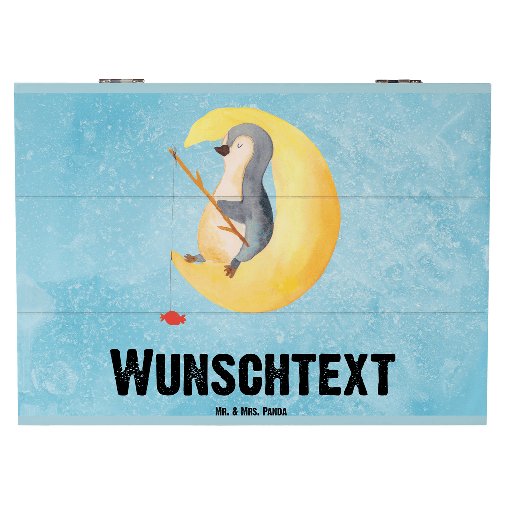 Personalisierte Holzkiste Pinguin Mond Holzkiste mit Namen, Kiste mit Namen, Schatzkiste mit Namen, Truhe mit Namen, Schatulle mit Namen, Erinnerungsbox mit Namen, Erinnerungskiste, mit Namen, Dekokiste mit Namen, Aufbewahrungsbox mit Namen, Holzkiste Personalisiert, Kiste Personalisiert, Schatzkiste Personalisiert, Truhe Personalisiert, Schatulle Personalisiert, Erinnerungsbox Personalisiert, Erinnerungskiste Personalisiert, Dekokiste Personalisiert, Aufbewahrungsbox Personalisiert, Pinguin, Pinguine, Spruch, schlafen, Nachtruhe, Einschlafen, Schlafzimmer, Schlafstörungen, Gästezimmer