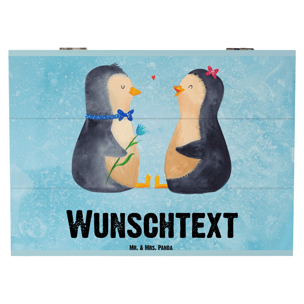 Personalisierte Holzkiste Pinguin Pärchen Holzkiste mit Namen, Kiste mit Namen, Schatzkiste mit Namen, Truhe mit Namen, Schatulle mit Namen, Erinnerungsbox mit Namen, Erinnerungskiste, mit Namen, Dekokiste mit Namen, Aufbewahrungsbox mit Namen, Holzkiste Personalisiert, Kiste Personalisiert, Schatzkiste Personalisiert, Truhe Personalisiert, Schatulle Personalisiert, Erinnerungsbox Personalisiert, Erinnerungskiste Personalisiert, Dekokiste Personalisiert, Aufbewahrungsbox Personalisiert, Pinguin, Pinguine, Liebe, Liebespaar, Liebesbeweis, Liebesgeschenk, Verlobung, Jahrestag, Hochzeitstag, Hochzeit, Hochzeitsgeschenk, große Liebe, Traumpaar