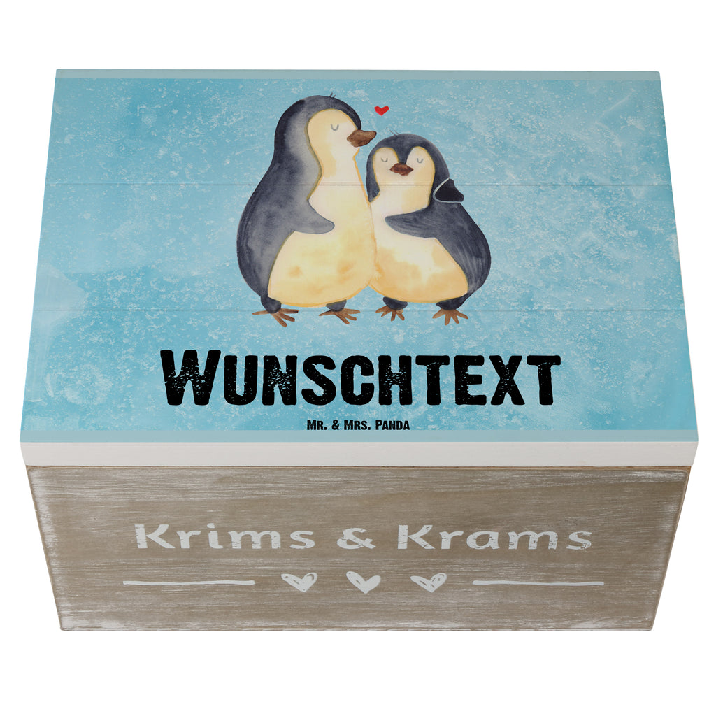 Personalisierte Holzkiste Pinguin umarmend Holzkiste mit Namen, Kiste mit Namen, Schatzkiste mit Namen, Truhe mit Namen, Schatulle mit Namen, Erinnerungsbox mit Namen, Erinnerungskiste, mit Namen, Dekokiste mit Namen, Aufbewahrungsbox mit Namen, Holzkiste Personalisiert, Kiste Personalisiert, Schatzkiste Personalisiert, Truhe Personalisiert, Schatulle Personalisiert, Erinnerungsbox Personalisiert, Erinnerungskiste Personalisiert, Dekokiste Personalisiert, Aufbewahrungsbox Personalisiert, Pinguin, Liebe, Liebespaar, Liebesbeweis, Liebesgeschenk, Verlobung, Jahrestag, Hochzeitstag, Hochzeit, Hochzeitsgeschenk