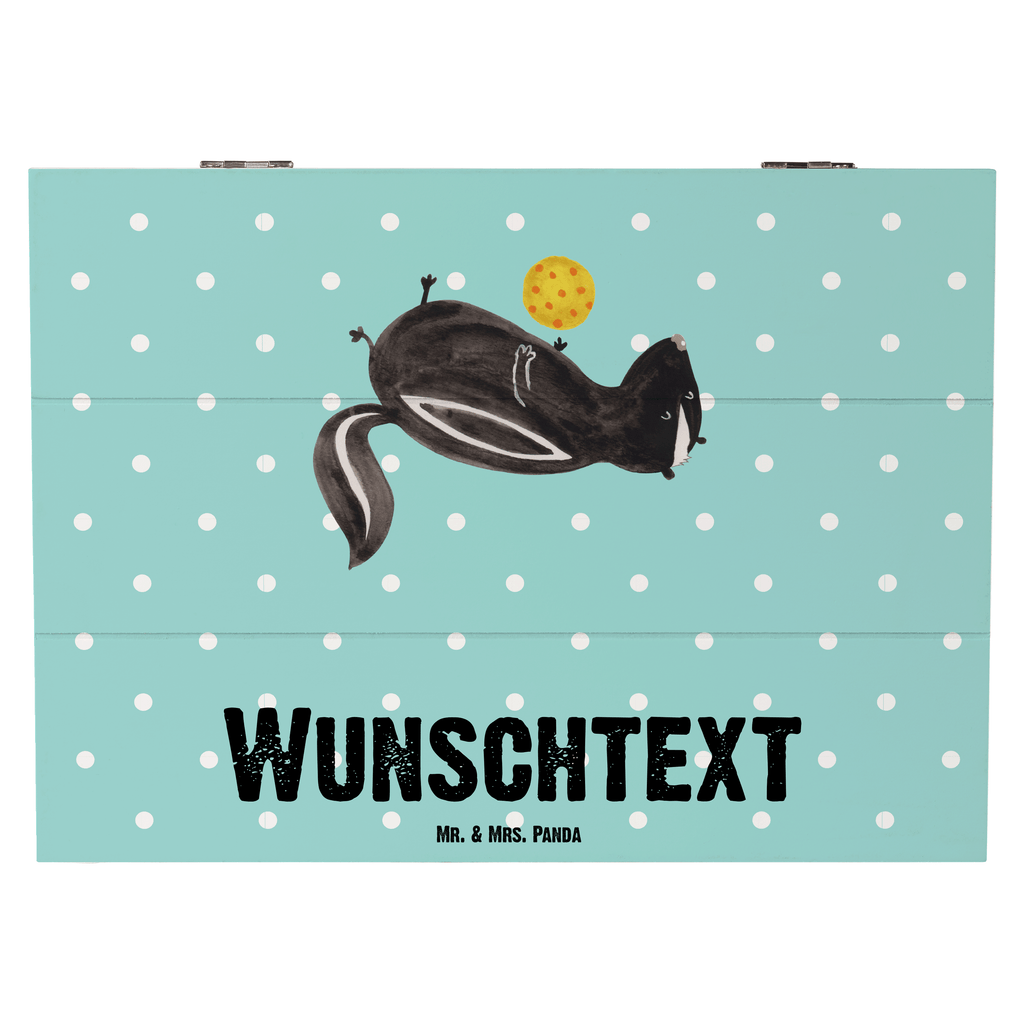 Personalisierte Holzkiste Stinktier Ball Holzkiste mit Namen, Kiste mit Namen, Schatzkiste mit Namen, Truhe mit Namen, Schatulle mit Namen, Erinnerungsbox mit Namen, Erinnerungskiste, mit Namen, Dekokiste mit Namen, Aufbewahrungsbox mit Namen, Holzkiste Personalisiert, Kiste Personalisiert, Schatzkiste Personalisiert, Truhe Personalisiert, Schatulle Personalisiert, Erinnerungsbox Personalisiert, Erinnerungskiste Personalisiert, Dekokiste Personalisiert, Aufbewahrungsbox Personalisiert, Stinktier, Skunk, Wildtier, Raubtier, Stinker, Stinki, verspielt, Weisheit