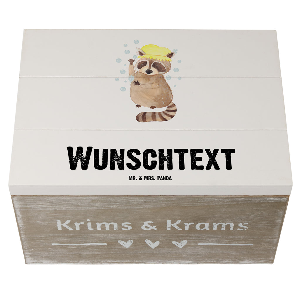 Personalisierte Holzkiste Waschbär Holzkiste mit Namen, Kiste mit Namen, Schatzkiste mit Namen, Truhe mit Namen, Schatulle mit Namen, Erinnerungsbox mit Namen, Erinnerungskiste, mit Namen, Dekokiste mit Namen, Aufbewahrungsbox mit Namen, Holzkiste Personalisiert, Kiste Personalisiert, Schatzkiste Personalisiert, Truhe Personalisiert, Schatulle Personalisiert, Erinnerungsbox Personalisiert, Erinnerungskiste Personalisiert, Dekokiste Personalisiert, Aufbewahrungsbox Personalisiert, süße Tiermotive, gute Laune, lustige Sprüche, Tiere, Waschbär, Tagträumen, Plan, Fröhlich, waschen, Seifenblasen