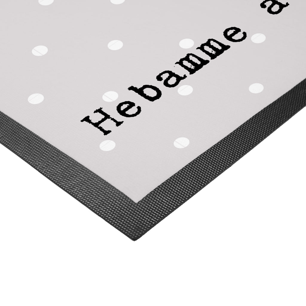 Fußmatte Hebamme aus Leidenschaft Hebamme, Geburtshelfer Türvorleger, Schmutzmatte, Fußabtreter, Matte, Schmutzfänger, Fußabstreifer, Schmutzfangmatte, Türmatte, Motivfußmatte,  Haustürmatte, Vorleger  Beruf, Ausbildung, Jubiläum, Abschied, Rente, Kollege, Kollegin, Geschenk, Schenken, Arbeitskollege, Mitarbeiter, Firma, Danke, Dankeschön