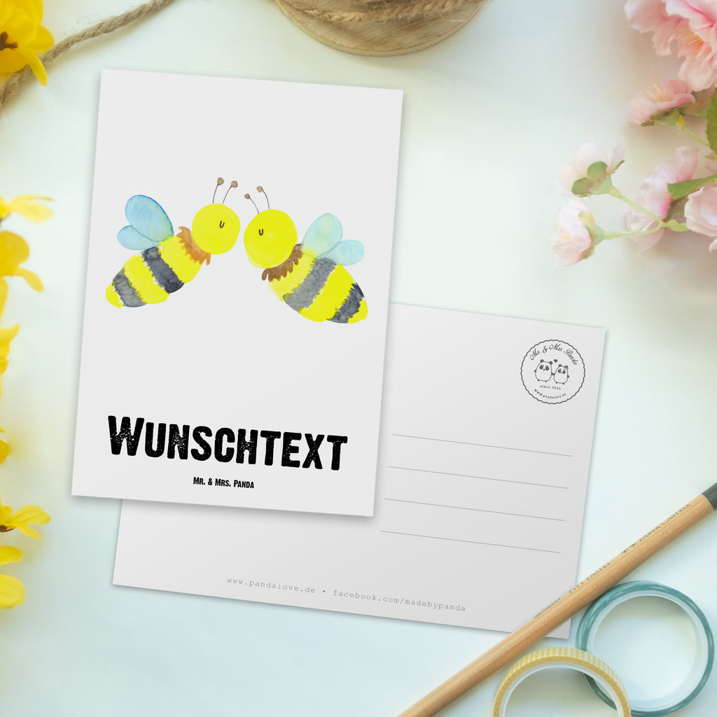 Personalisierte Postkarte Biene Liebe Postkarte mit Namen, Postkarte bedrucken, Postkarte mit Wunschtext, Postkarte personalisierbar, Geschenkkarte mit Namen, Grußkarte mit Namen, Karte mit Namen, Einladung mit Namen, Ansichtskarte mit Namen, Geschenkkarte mit Wunschtext, Grußkarte mit Wunschtext, Karte mit Wunschtext, Einladung mit Wunschtext, Ansichtskarte mit Wunschtext, Biene, Wespe, Hummel