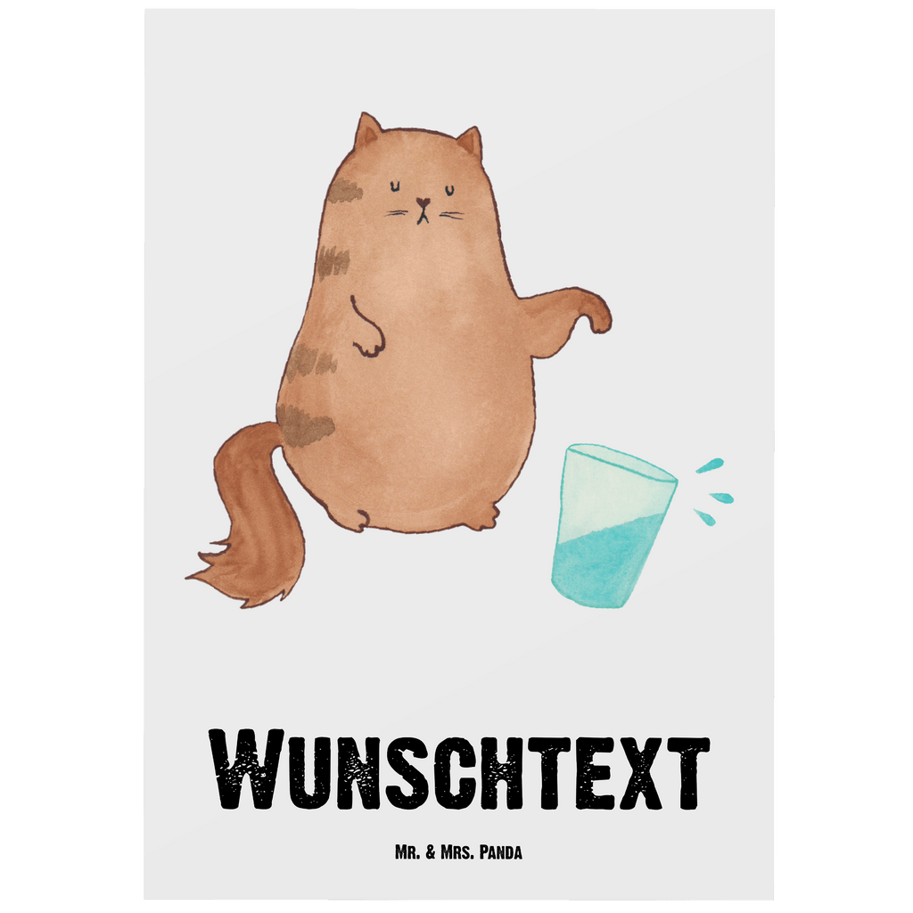 Personalisierte Postkarte Katze Wasserglas Postkarte mit Namen, Postkarte bedrucken, Postkarte mit Wunschtext, Postkarte personalisierbar, Geschenkkarte mit Namen, Grußkarte mit Namen, Karte mit Namen, Einladung mit Namen, Ansichtskarte mit Namen, Geschenkkarte mit Wunschtext, Grußkarte mit Wunschtext, Karte mit Wunschtext, Einladung mit Wunschtext, Ansichtskarte mit Wunschtext, Katze, Katzenmotiv, Katzenfan, Katzendeko, Katzenfreund, Katzenliebhaber, Katzenprodukte, Katzenartikel, Katzenaccessoires, Katzensouvenirs, Katzenliebhaberprodukte, Katzenmotive, Katzen, Kater, Mietze, Cat, Cats, Katzenhalter, Katzenbesitzerin, Haustier, Wasser, Glas