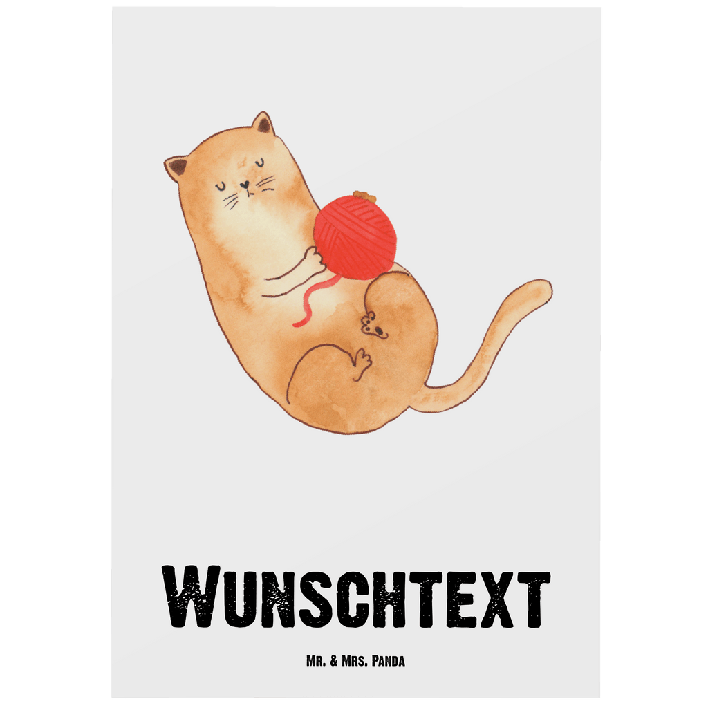 Personalisierte Postkarte Katzen Wollknäul Postkarte mit Namen, Postkarte bedrucken, Postkarte mit Wunschtext, Postkarte personalisierbar, Geschenkkarte mit Namen, Grußkarte mit Namen, Karte mit Namen, Einladung mit Namen, Ansichtskarte mit Namen, Geschenkkarte mit Wunschtext, Grußkarte mit Wunschtext, Karte mit Wunschtext, Einladung mit Wunschtext, Ansichtskarte mit Wunschtext, Katze, Katzenmotiv, Katzenfan, Katzendeko, Katzenfreund, Katzenliebhaber, Katzenprodukte, Katzenartikel, Katzenaccessoires, Katzensouvenirs, Katzenliebhaberprodukte, Katzenmotive, Katzen, Kater, Mietze, Cat, Cats, Katzenhalter, Katzenbesitzerin, Haustier, Wollknäuel, Wolle, Spielen, Spiel, verspielt