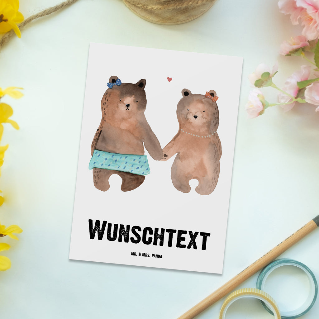 Personalisierte Postkarte Bär Freundin Postkarte mit Namen, Postkarte bedrucken, Postkarte mit Wunschtext, Postkarte personalisierbar, Geschenkkarte mit Namen, Grußkarte mit Namen, Karte mit Namen, Einladung mit Namen, Ansichtskarte mit Namen, Geschenkkarte mit Wunschtext, Grußkarte mit Wunschtext, Karte mit Wunschtext, Einladung mit Wunschtext, Ansichtskarte mit Wunschtext, Bär, Teddy, Teddybär, Bär Freundin Beste Freund Liebe Liebesbeweis Verliebt Kumpel Kumpeliene
