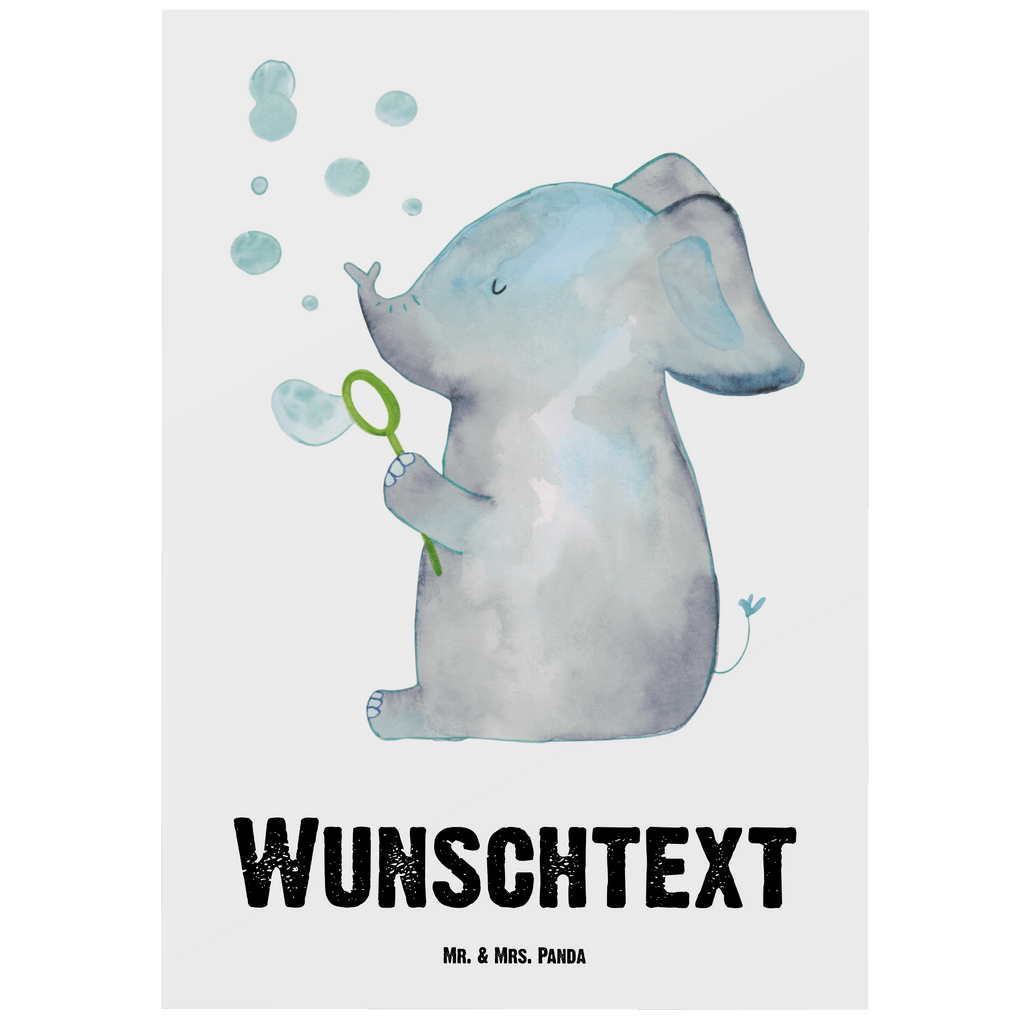 Personalisierte Postkarte Elefant Seifenblasen Postkarte mit Namen, Postkarte bedrucken, Postkarte mit Wunschtext, Postkarte personalisierbar, Geschenkkarte mit Namen, Grußkarte mit Namen, Karte mit Namen, Einladung mit Namen, Ansichtskarte mit Namen, Geschenkkarte mit Wunschtext, Grußkarte mit Wunschtext, Karte mit Wunschtext, Einladung mit Wunschtext, Ansichtskarte mit Wunschtext, süße Tiermotive, gute Laune, lustige Sprüche, Tiere, Elefant, Elefanten, Dickhäter, Rüsseltier, Seifenblasen, Liebe, Heimat, Gefühl. Daheim, Liebesbeweis, Liebesspruch