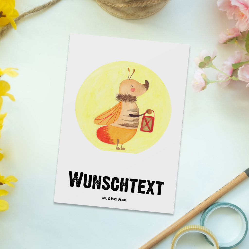Personalisierte Postkarte Glühwürmchen Postkarte mit Namen, Postkarte bedrucken, Postkarte mit Wunschtext, Postkarte personalisierbar, Geschenkkarte mit Namen, Grußkarte mit Namen, Karte mit Namen, Einladung mit Namen, Ansichtskarte mit Namen, Geschenkkarte mit Wunschtext, Grußkarte mit Wunschtext, Karte mit Wunschtext, Einladung mit Wunschtext, Ansichtskarte mit Wunschtext, süße Tiermotive, gute Laune, lustige Sprüche, Tiere, Glühwürmchen, Glühwurm, Falter, Liebe, Leuchten, magisch, Liebesbeweis, Lieblingsmensch, Verlobung, Heiratsantrag, Jahrestag, Liebesspruch