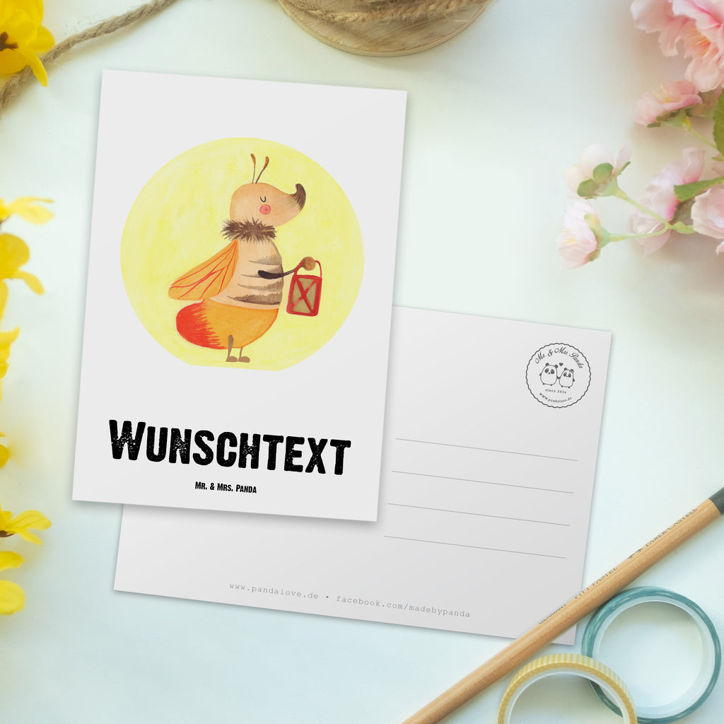 Personalisierte Postkarte Glühwürmchen Postkarte mit Namen, Postkarte bedrucken, Postkarte mit Wunschtext, Postkarte personalisierbar, Geschenkkarte mit Namen, Grußkarte mit Namen, Karte mit Namen, Einladung mit Namen, Ansichtskarte mit Namen, Geschenkkarte mit Wunschtext, Grußkarte mit Wunschtext, Karte mit Wunschtext, Einladung mit Wunschtext, Ansichtskarte mit Wunschtext, süße Tiermotive, gute Laune, lustige Sprüche, Tiere, Glühwürmchen, Glühwurm, Falter, Liebe, Leuchten, magisch, Liebesbeweis, Lieblingsmensch, Verlobung, Heiratsantrag, Jahrestag, Liebesspruch