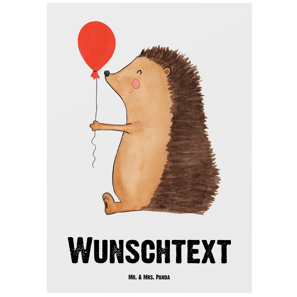 Personalisierte Postkarte Igel mit Luftballon Postkarte mit Namen, Postkarte bedrucken, Postkarte mit Wunschtext, Postkarte personalisierbar, Geschenkkarte mit Namen, Grußkarte mit Namen, Karte mit Namen, Einladung mit Namen, Ansichtskarte mit Namen, Geschenkkarte mit Wunschtext, Grußkarte mit Wunschtext, Karte mit Wunschtext, Einladung mit Wunschtext, Ansichtskarte mit Wunschtext, süße Tiermotive, gute Laune, lustige Sprüche, Tiere, Igel, Geburtstag, Herzlichen Glückwunsch, Glückwunsch, Geburtstagskind, Ballon, Happy Birthday