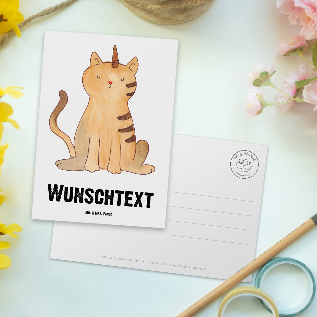 Personalisierte Postkarte Einhorn Katze Postkarte mit Namen, Postkarte bedrucken, Postkarte mit Wunschtext, Postkarte personalisierbar, Geschenkkarte mit Namen, Grußkarte mit Namen, Karte mit Namen, Einladung mit Namen, Ansichtskarte mit Namen, Geschenkkarte mit Wunschtext, Grußkarte mit Wunschtext, Karte mit Wunschtext, Einladung mit Wunschtext, Ansichtskarte mit Wunschtext, Einhorn, Einhörner, Einhorn Deko, Pegasus, Unicorn, Katzer, Mieze, Regenbogen, Glitzer, Einhornpower, Erwachsenwerden, Katze, Katzenhorn, Einhornkatze, Kittyhorn