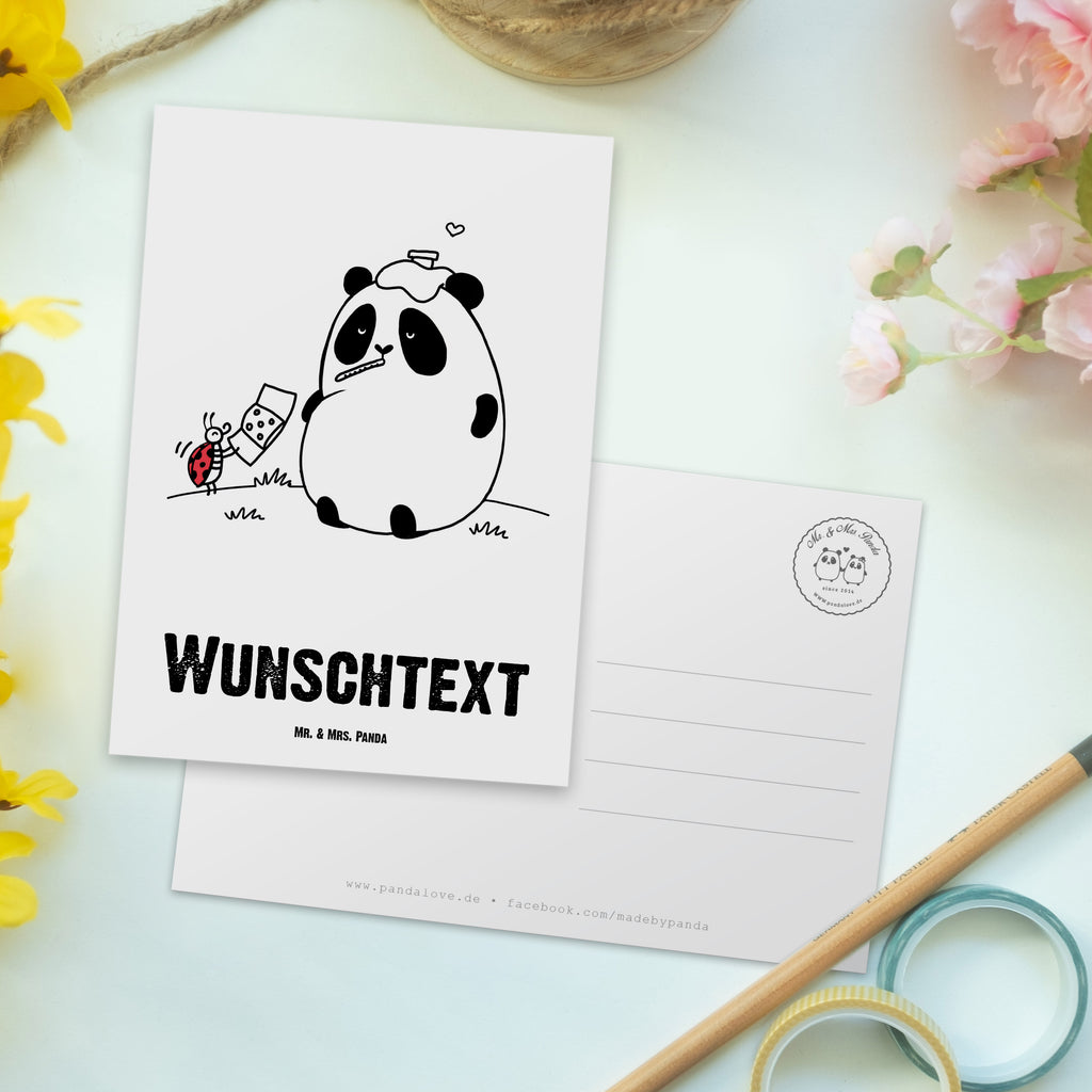Personalisierte Postkarte Easy & Peasy Gute Besserung  Postkarte mit Namen, Postkarte bedrucken, Postkarte mit Wunschtext, Postkarte personalisierbar, Geschenkkarte mit Namen, Grußkarte mit Namen, Karte mit Namen, Einladung mit Namen, Ansichtskarte mit Namen, Geschenkkarte mit Wunschtext, Grußkarte mit Wunschtext, Karte mit Wunschtext, Einladung mit Wunschtext, Ansichtskarte mit Wunschtext  