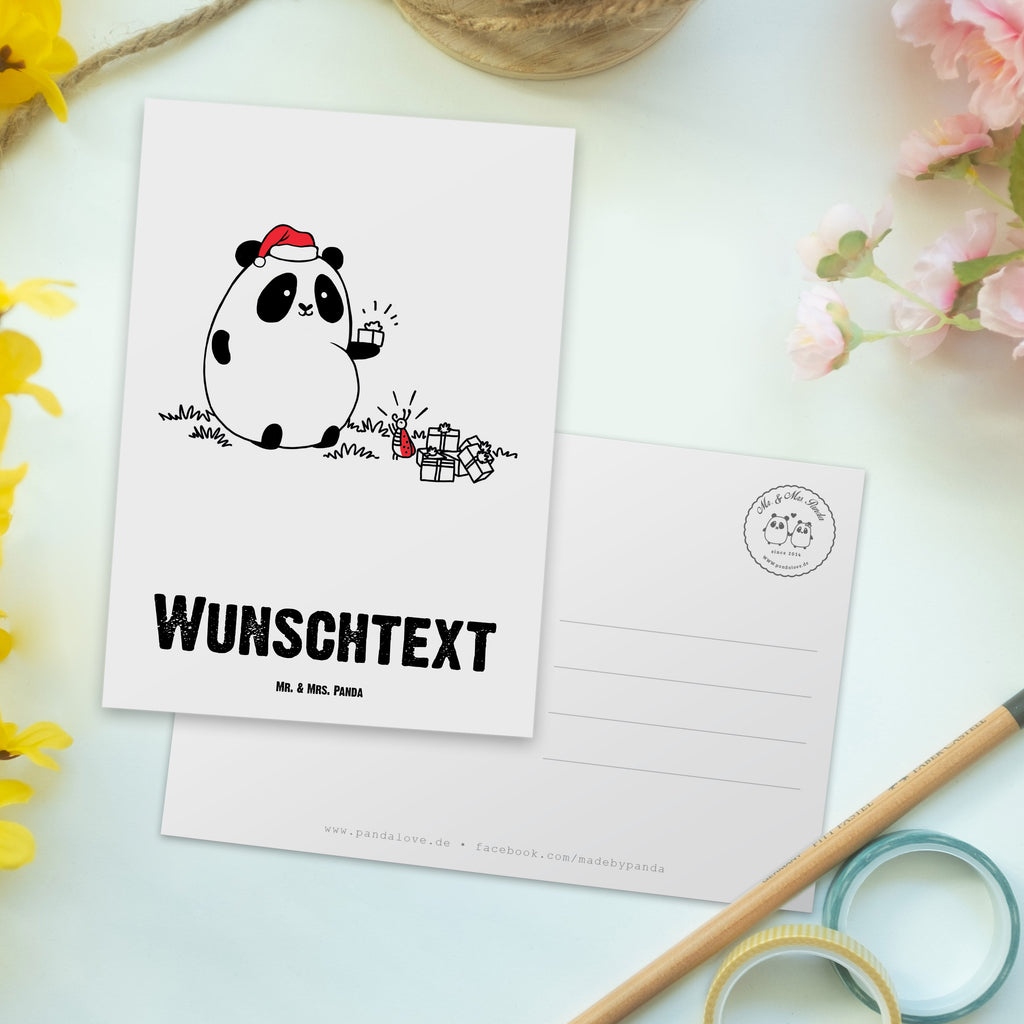 Personalisierte Postkarte Easy & Peasy Weihnachtsgeschenk