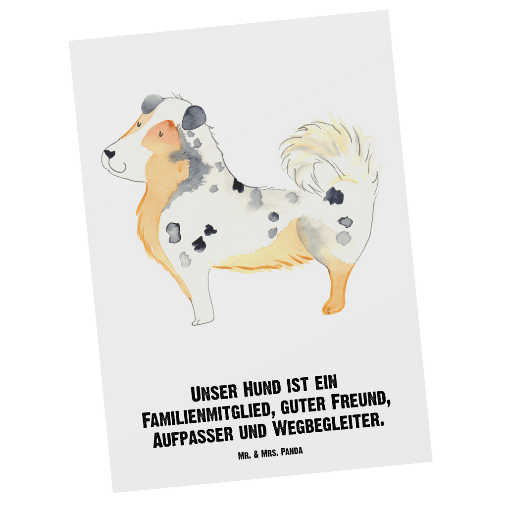 Personalisierte Postkarte Australien Shepherd Postkarte mit Namen, Postkarte bedrucken, Postkarte mit Wunschtext, Postkarte personalisierbar, Geschenkkarte mit Namen, Grußkarte mit Namen, Karte mit Namen, Einladung mit Namen, Ansichtskarte mit Namen, Geschenkkarte mit Wunschtext, Grußkarte mit Wunschtext, Karte mit Wunschtext, Einladung mit Wunschtext, Ansichtskarte mit Wunschtext, Hund, Hundemotiv, Haustier, Hunderasse, Tierliebhaber, Hundebesitzer, Sprüche, Australien Shepherd, Shepherd, Hundeliebe, Familienhund, Spruch