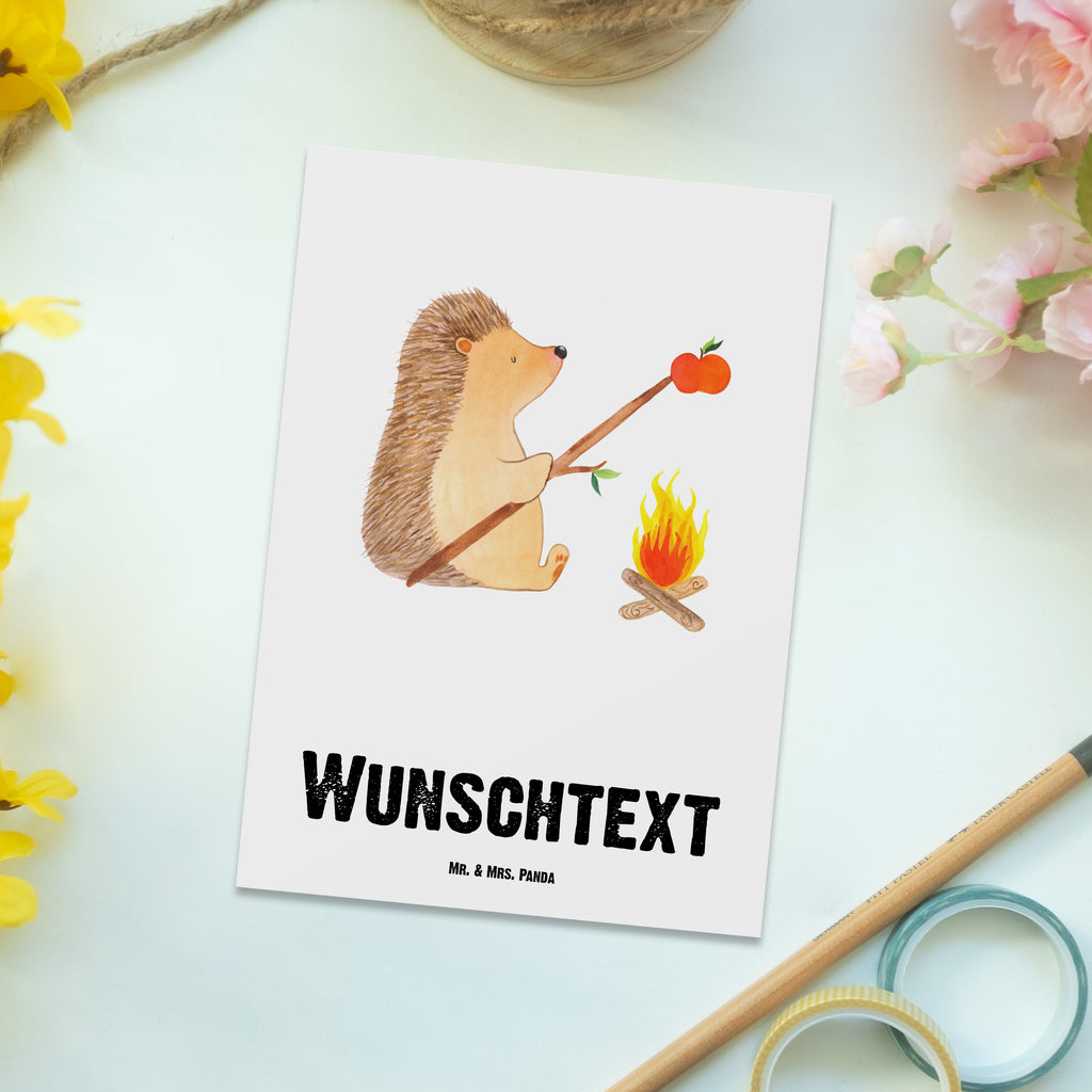 Personalisierte Postkarte Igel grillt Postkarte mit Namen, Postkarte bedrucken, Postkarte mit Wunschtext, Postkarte personalisierbar, Geschenkkarte mit Namen, Grußkarte mit Namen, Karte mit Namen, Einladung mit Namen, Ansichtskarte mit Namen, Geschenkkarte mit Wunschtext, Grußkarte mit Wunschtext, Karte mit Wunschtext, Einladung mit Wunschtext, Ansichtskarte mit Wunschtext, süße Tiermotive, gute Laune, lustige Sprüche, Tiere, Igel, Grillen, Ziele, Motivation, arbeitslos, Sinn des Lebens, Spruch