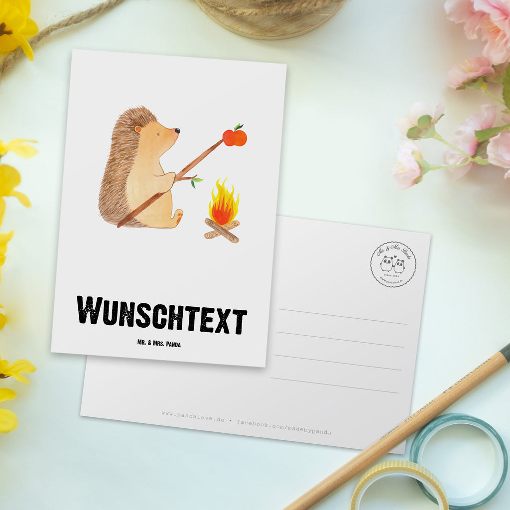 Personalisierte Postkarte Igel grillt Postkarte mit Namen, Postkarte bedrucken, Postkarte mit Wunschtext, Postkarte personalisierbar, Geschenkkarte mit Namen, Grußkarte mit Namen, Karte mit Namen, Einladung mit Namen, Ansichtskarte mit Namen, Geschenkkarte mit Wunschtext, Grußkarte mit Wunschtext, Karte mit Wunschtext, Einladung mit Wunschtext, Ansichtskarte mit Wunschtext, süße Tiermotive, gute Laune, lustige Sprüche, Tiere, Igel, Grillen, Ziele, Motivation, arbeitslos, Sinn des Lebens, Spruch