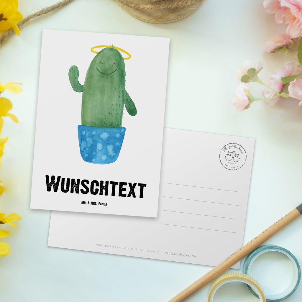 Personalisierte Postkarte Kaktus Heilig Postkarte mit Namen, Postkarte bedrucken, Postkarte mit Wunschtext, Postkarte personalisierbar, Geschenkkarte mit Namen, Grußkarte mit Namen, Karte mit Namen, Einladung mit Namen, Ansichtskarte mit Namen, Geschenkkarte mit Wunschtext, Grußkarte mit Wunschtext, Karte mit Wunschtext, Einladung mit Wunschtext, Ansichtskarte mit Wunschtext, Kaktus, Kakteen, frech, lustig, Kind, Eltern, Familie, Bruder, Schwester, Schwestern, Freundin, Heiligenschein