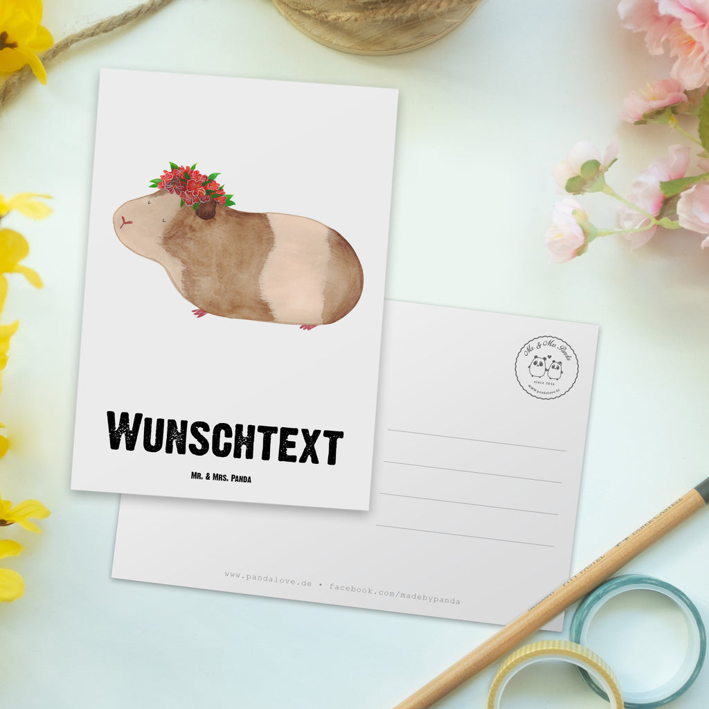 Personalisierte Postkarte Meerschweinchen weise Postkarte mit Namen, Postkarte bedrucken, Postkarte mit Wunschtext, Postkarte personalisierbar, Geschenkkarte mit Namen, Grußkarte mit Namen, Karte mit Namen, Einladung mit Namen, Ansichtskarte mit Namen, Geschenkkarte mit Wunschtext, Grußkarte mit Wunschtext, Karte mit Wunschtext, Einladung mit Wunschtext, Ansichtskarte mit Wunschtext, süße Tiermotive, gute Laune, lustige Sprüche, Tiere, Meerschweinchen, Meerie, Meeries, Wunder, Blumenkind, Realität, Spruch, Weisheit, Motivation, Wunderland