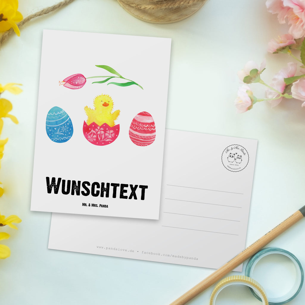 Personalisierte Postkarte Küken geschlüpft Postkarte mit Namen, Postkarte bedrucken, Postkarte mit Wunschtext, Postkarte personalisierbar, Geschenkkarte mit Namen, Grußkarte mit Namen, Karte mit Namen, Einladung mit Namen, Ansichtskarte mit Namen, Geschenkkarte mit Wunschtext, Grußkarte mit Wunschtext, Karte mit Wunschtext, Einladung mit Wunschtext, Ansichtskarte mit Wunschtext, Ostern, Osterhase, Ostergeschenke, Osternest, Osterdeko, Geschenk zu Ostern, Küken, Osterei, Ostereier, Ei, Frühlingsgefühle, Freude, Grüße, liebe Grüße, Frohe Ostern, Ostergrüße
