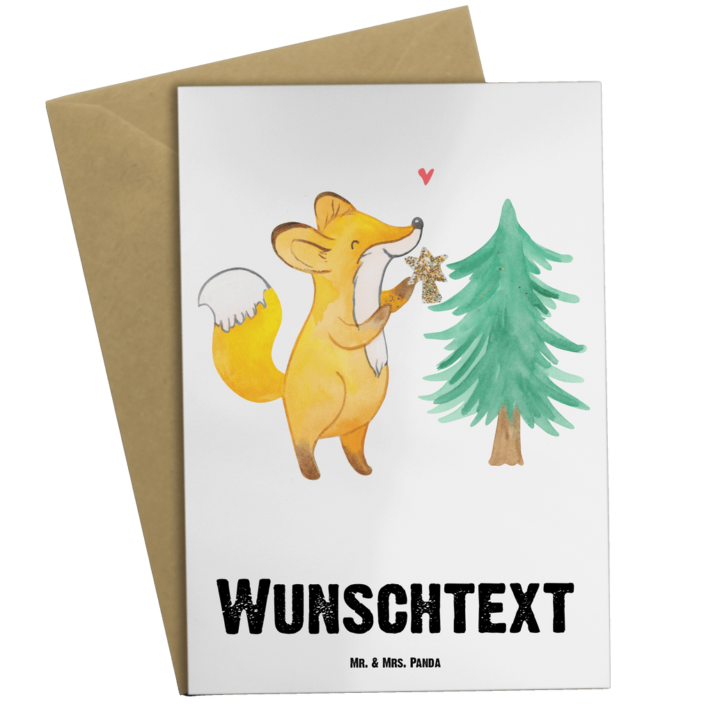 Personalisierte Grußkarte Fuchs  Weihnachtsbaum Personalisierte Grußkarte, Personalisiertere Klappkarte, Personalisierte Einladungskarte, Personalisierte Glückwunschkarte, Personalisierte Hochzeitskarte, Personalisierte Geburtstagskarte, Grußkarte mit Namen, Grußkarte selber drucken, Grußkarte selbst gestalten, Grußkarte mit persönlichen Nachrichten, Grußkarte als Geldgeschenk, Grußkarten personalisiert, Winter, Weihnachten, Weihnachtsdeko, Nikolaus, Advent, Heiligabend, Wintermotiv, Weihnachtsmann, Weihnachtstage, Fuchs, Schlittschuh, Weihnachtszeit, Weihnachtsdekoration