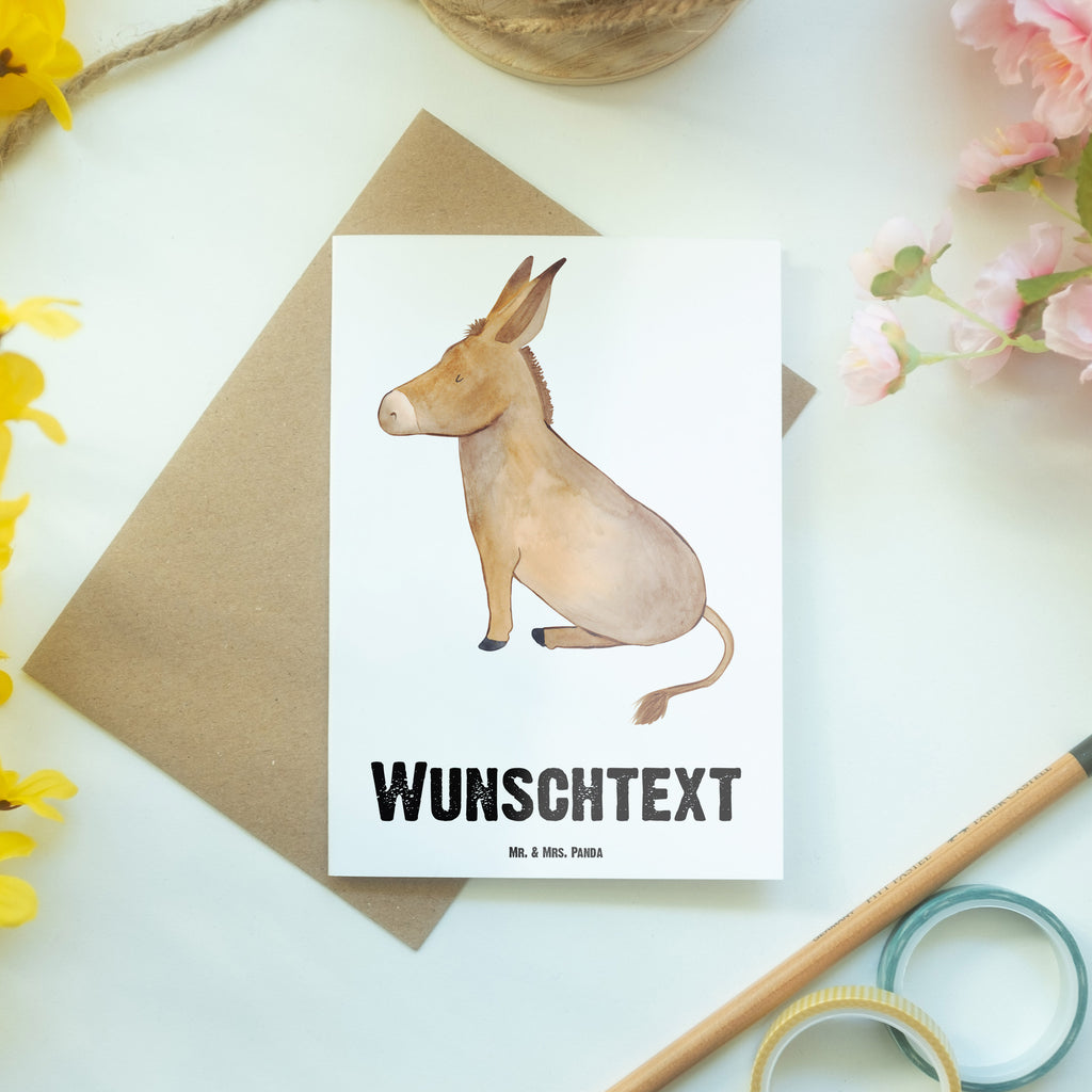 Personalisierte Grußkarte Esel Personalisierte Grußkarte, Personalisiertere Klappkarte, Personalisierte Einladungskarte, Personalisierte Glückwunschkarte, Personalisierte Hochzeitskarte, Personalisierte Geburtstagskarte, Grußkarte mit Namen, Grußkarte selber drucken, Grußkarte selbst gestalten, Grußkarte mit persönlichen Nachrichten, Grußkarte als Geldgeschenk, Grußkarten personalisiert, Tiermotive, Gute Laune, lustige Sprüche, Tiere, Esel, Weisheit, Lebensmut, Lebensglück, Ziel, Lebensziel, Mut, erfolg, tapferkeit, positive gedanken, zuversicht