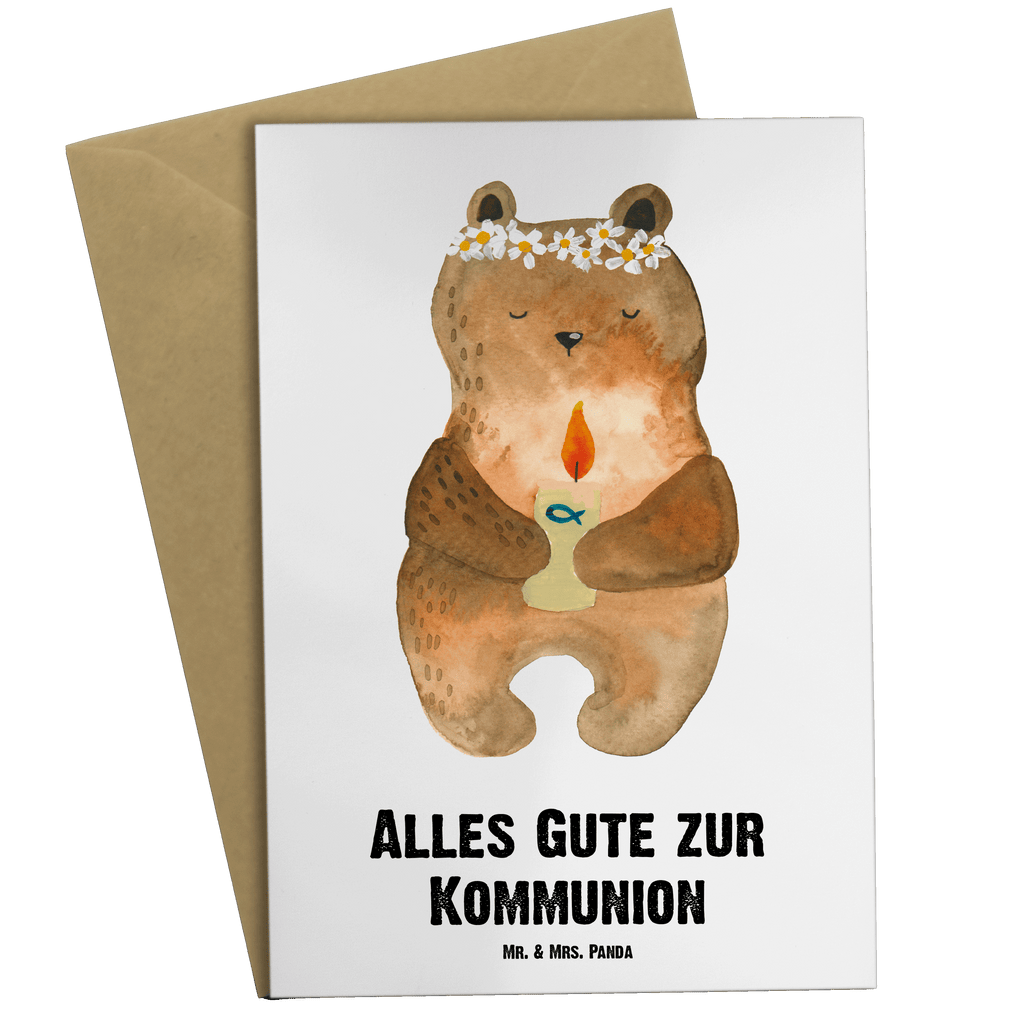 Personalisierte Grußkarte Kommunion-Bär Personalisierte Grußkarte, Personalisiertere Klappkarte, Personalisierte Einladungskarte, Personalisierte Glückwunschkarte, Personalisierte Hochzeitskarte, Personalisierte Geburtstagskarte, Grußkarte mit Namen, Grußkarte selber drucken, Grußkarte selbst gestalten, Grußkarte mit persönlichen Nachrichten, Grußkarte als Geldgeschenk, Grußkarten personalisiert, Bär, Teddy, Teddybär, Kommunion, Gottes Segen, Taufkerze, katholisch